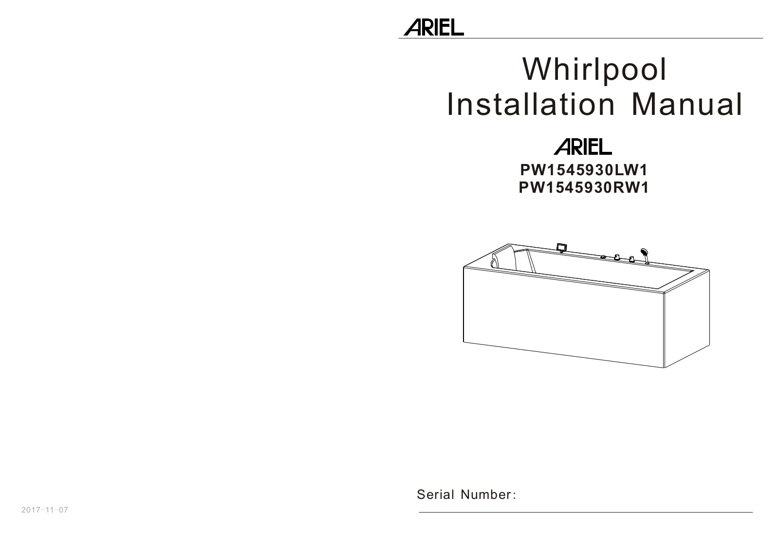 Ariel Bath ZZB1472 Installation & Assembly - ManualMachine.com