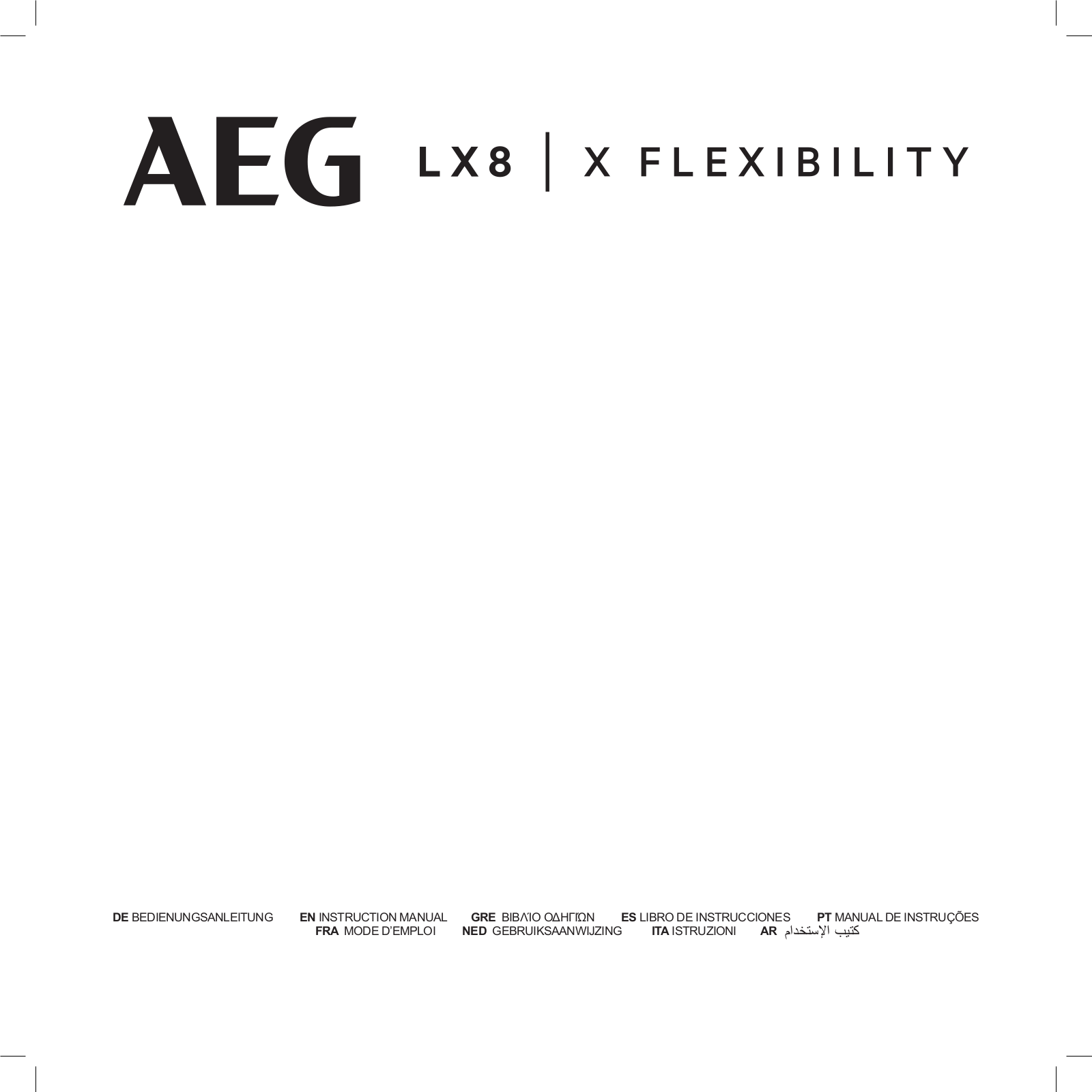 AEG LX8-2-CR-A User Manual