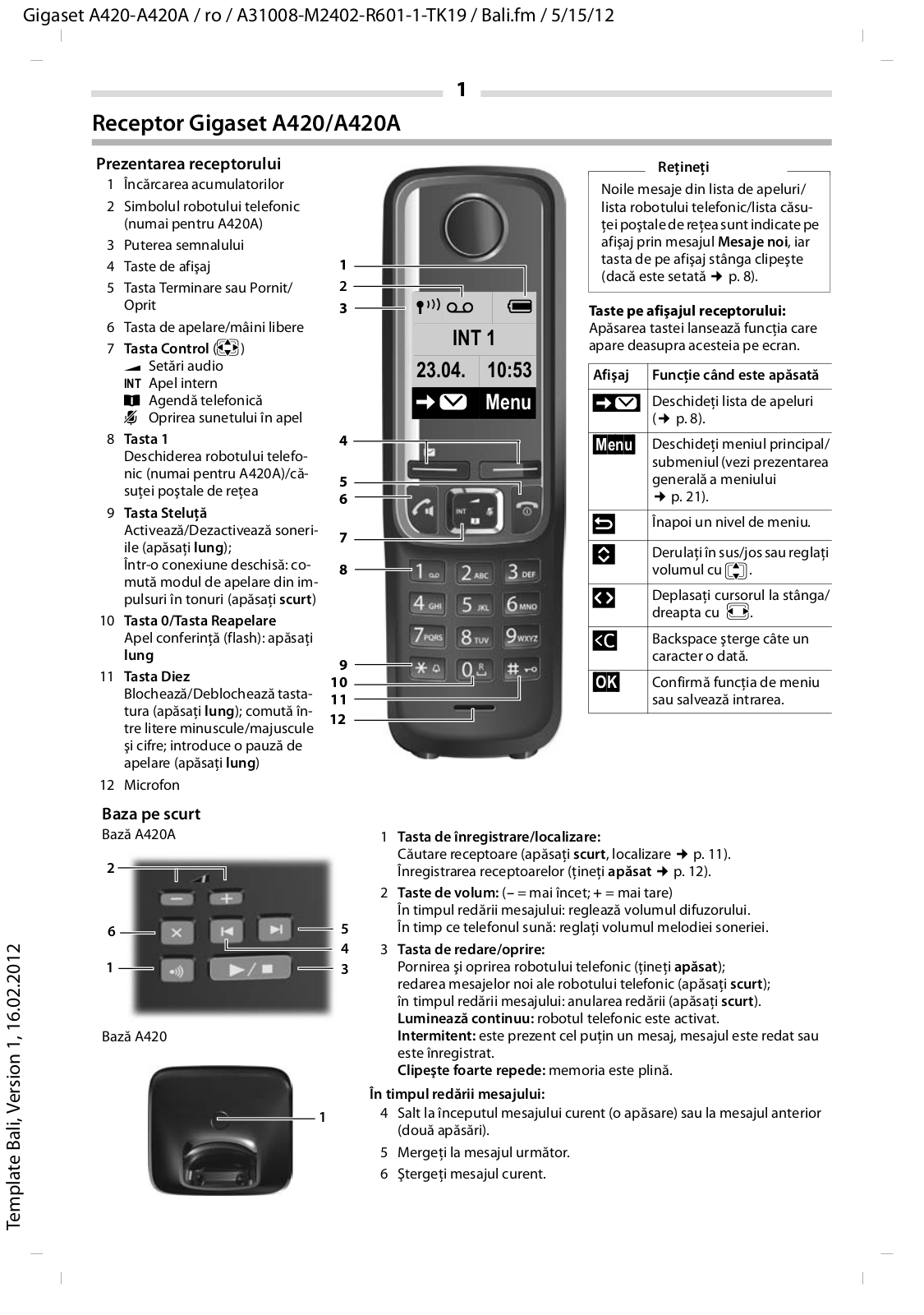 Siemens GIGASET A420, GIGASET A420A User Manual