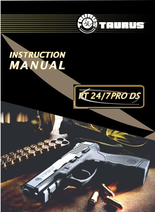 Taurus PT 24/7 PRO DS Instruction Manual