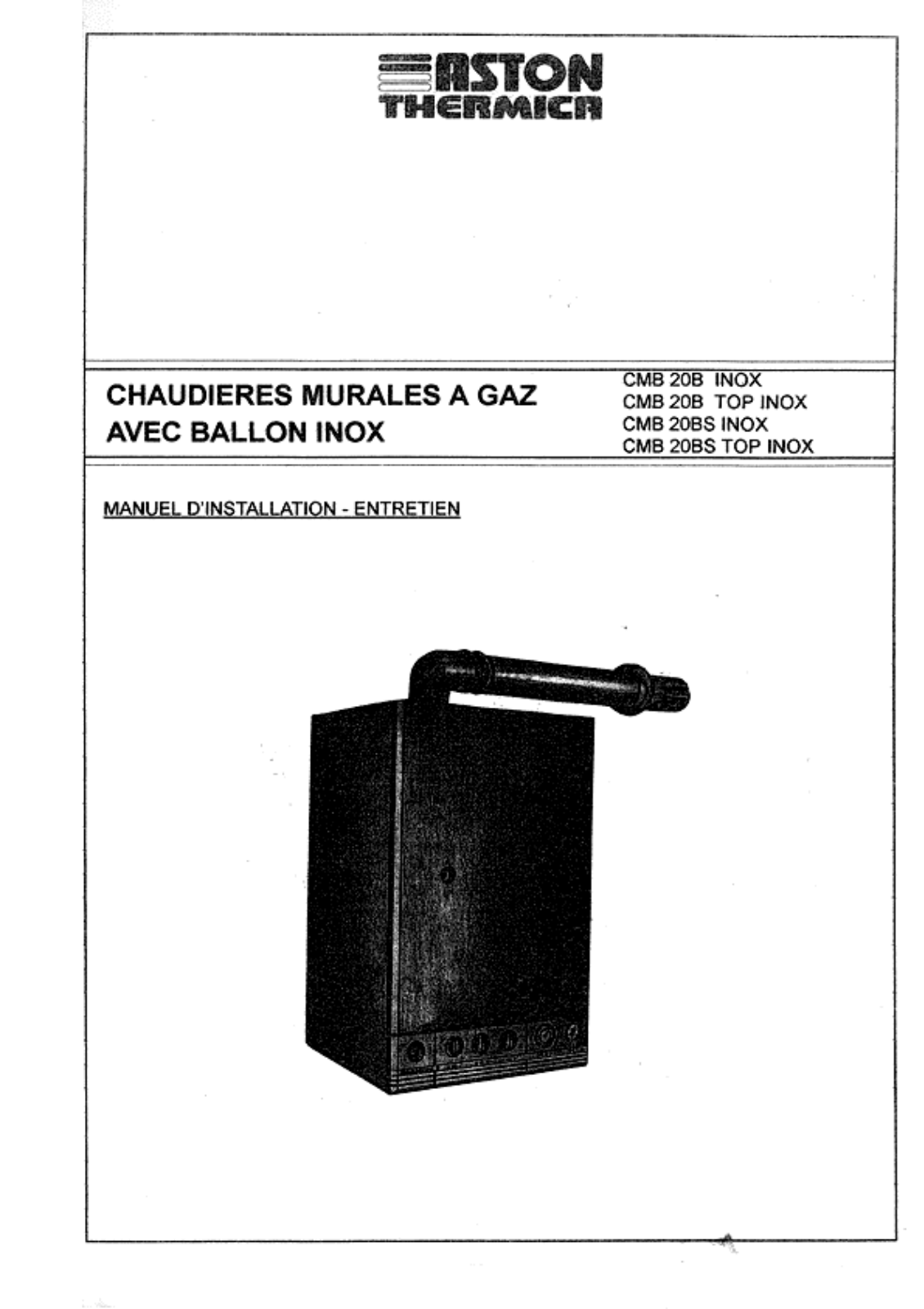 ASTON THERMICA CMB 20BS TOP INOX User Manual