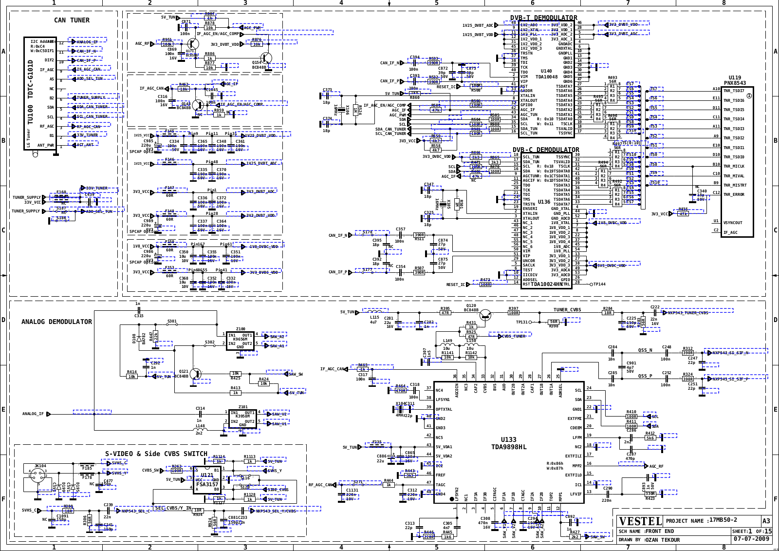 Vestel 17MB50-2 Schematic