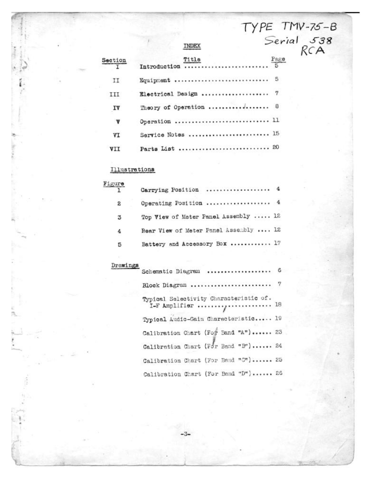 RCA tmv 75 b schematic