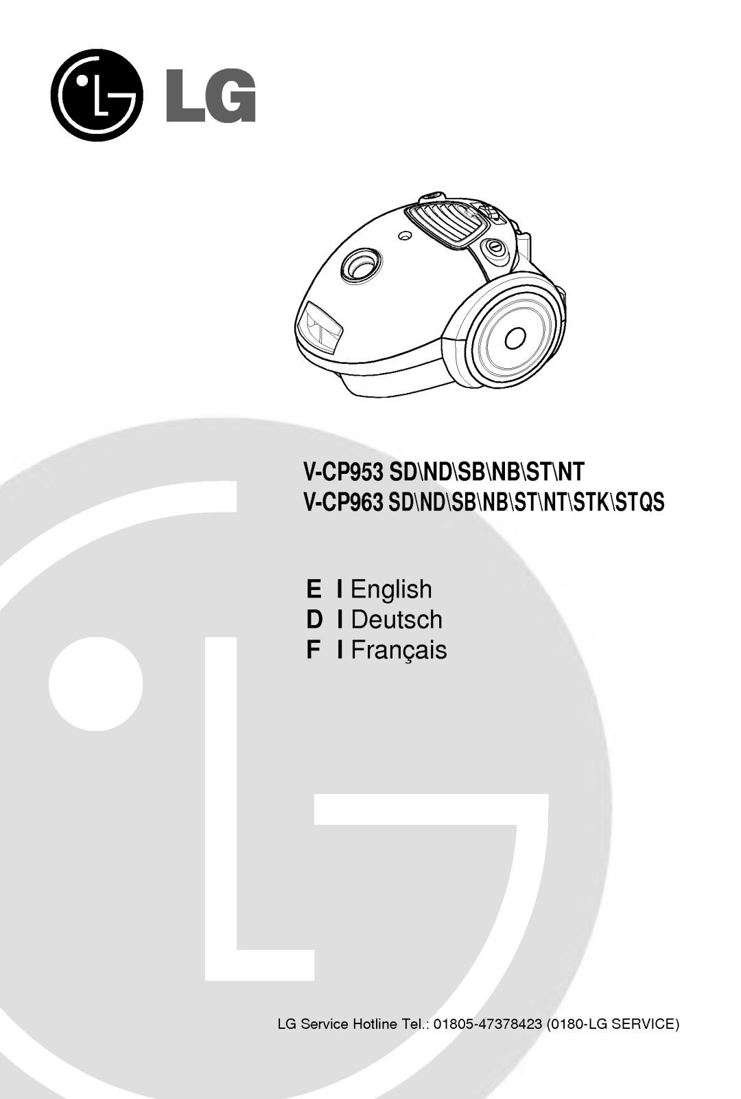 LG V-CP973STK Manual