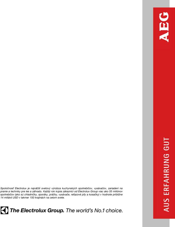AEG Perfect DB 4020 inox, Perfect DB 4040 inox Manual