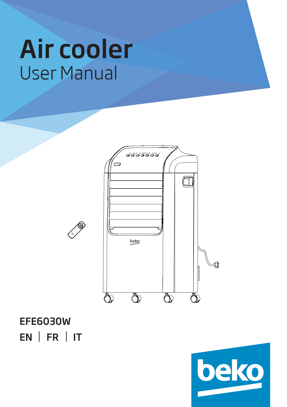 Beko EFE6030W User manual