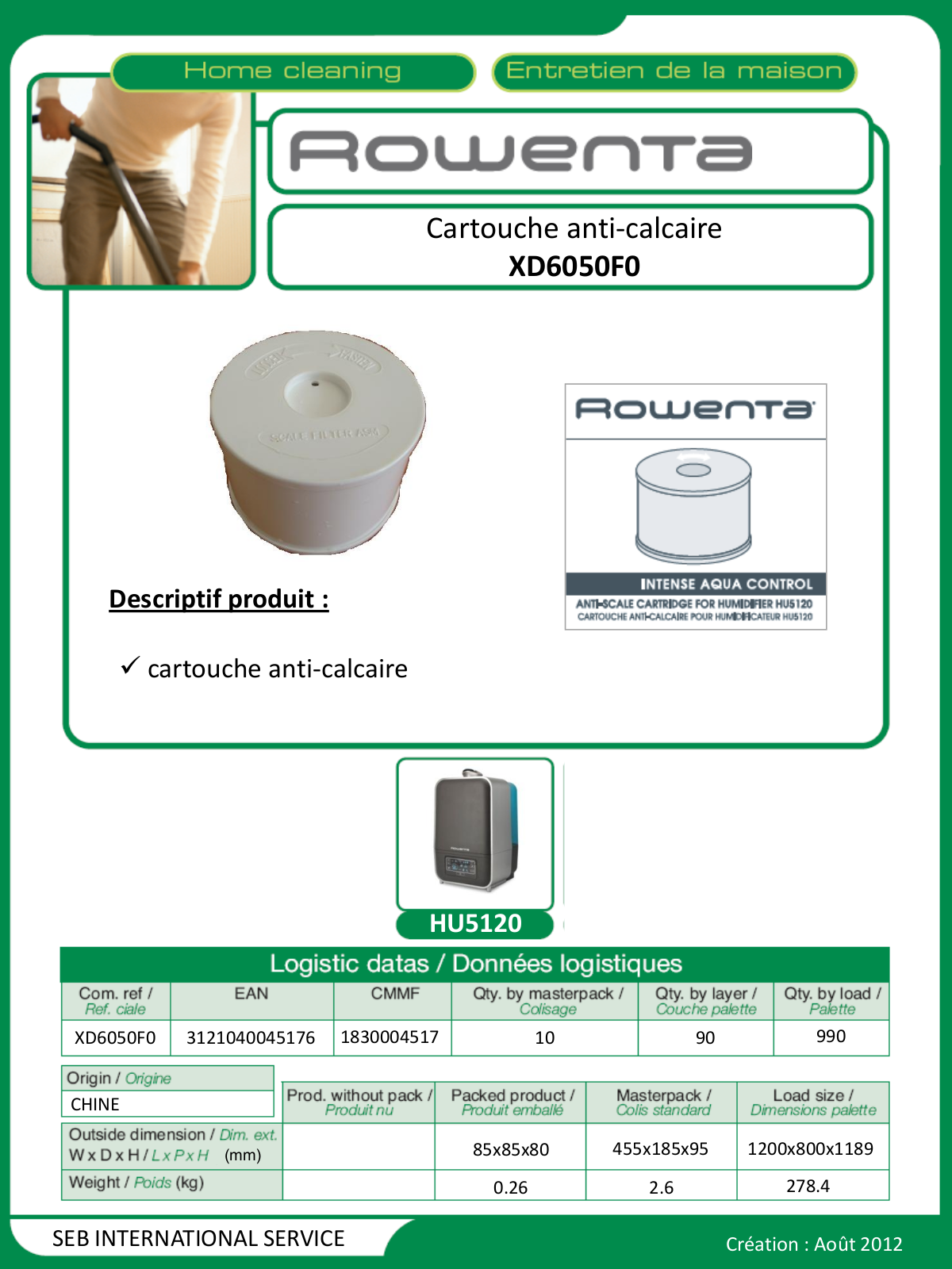 Rowenta XD6050F0 User Manual