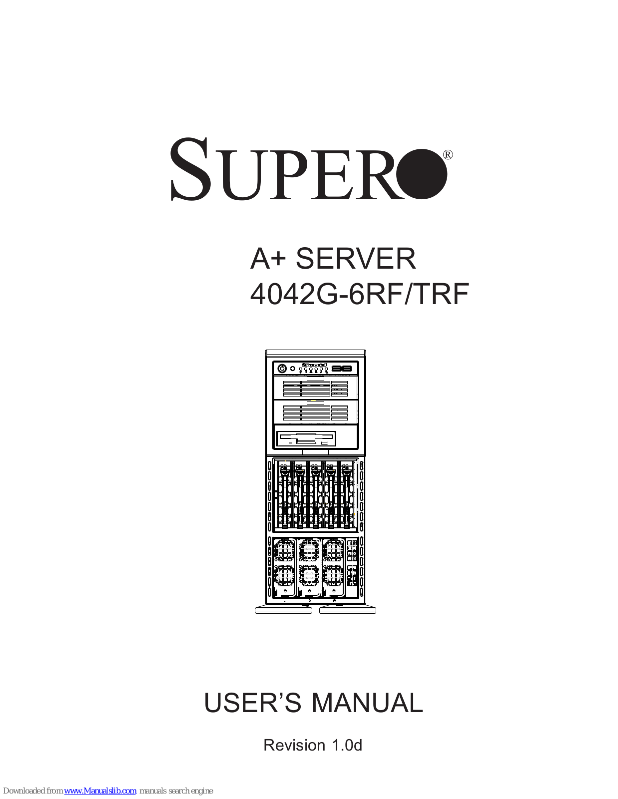 Supero A+ SERVER 4042G-6RF, A+ SERVER 4042G-6TRF User Manual