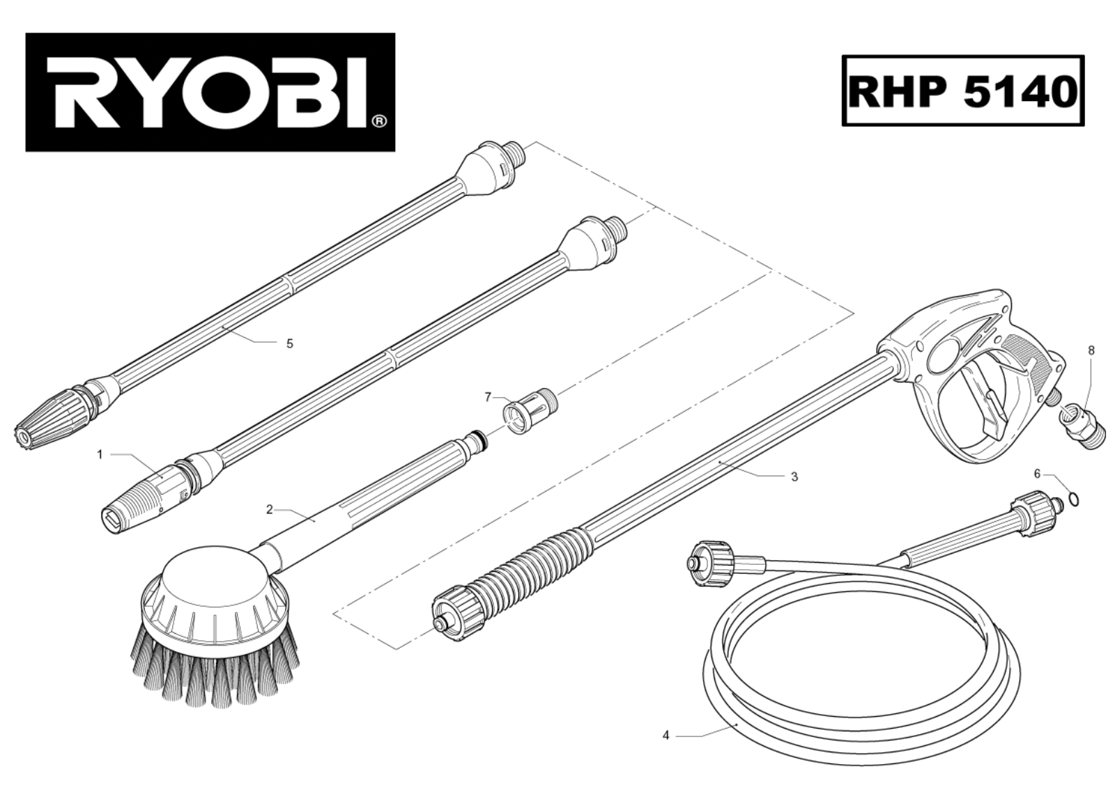 Ryobi RHP 5140 User Manual