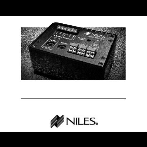 Niles IRP-2+ installation Manual