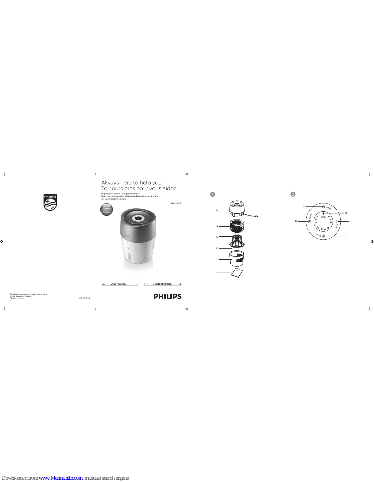 Philips HU4805 User Manual