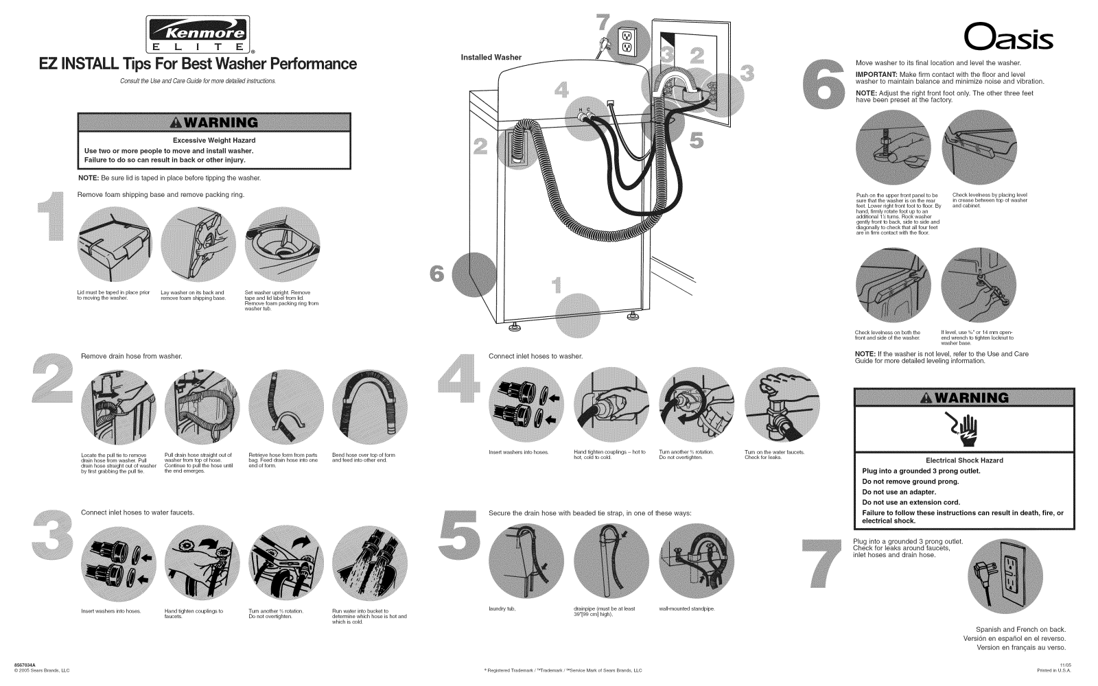 Kenmore Elite 11027092600, 11027087601, 11027086601, 11027082601, 11027062600 Installation Guide - ManualMachine.com