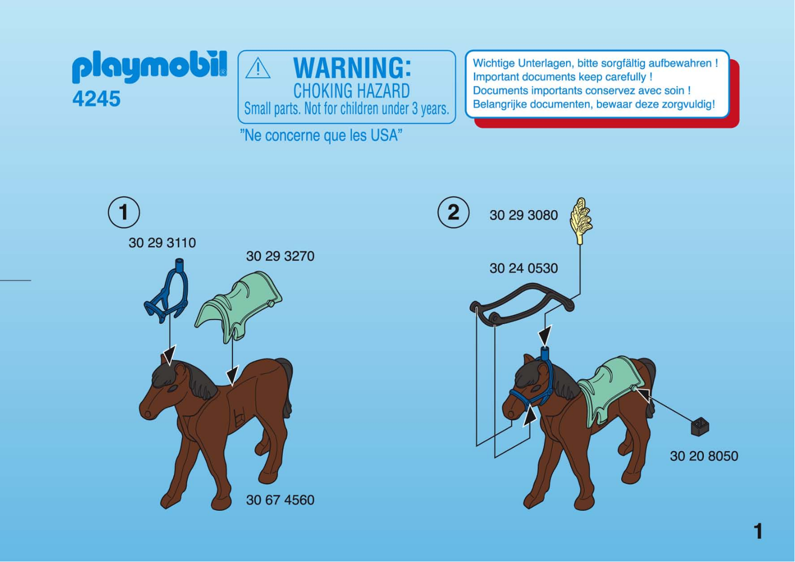 Playmobil 4245 Instructions