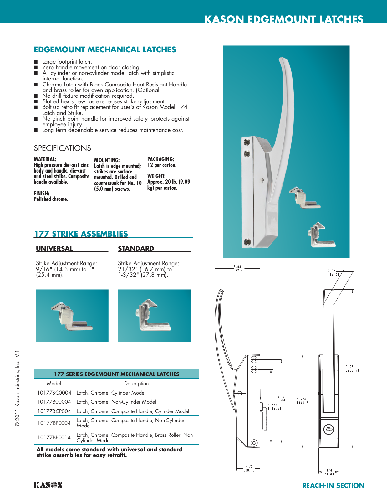 Kason 10177BCP004 User Manual