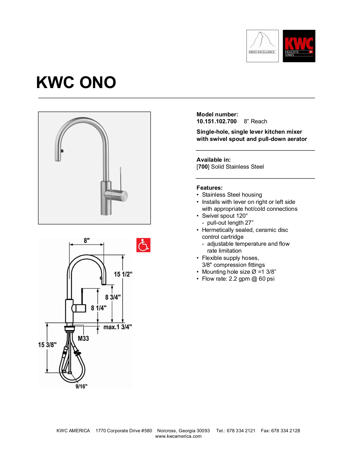 KWC 10.151.102.700 User Manual