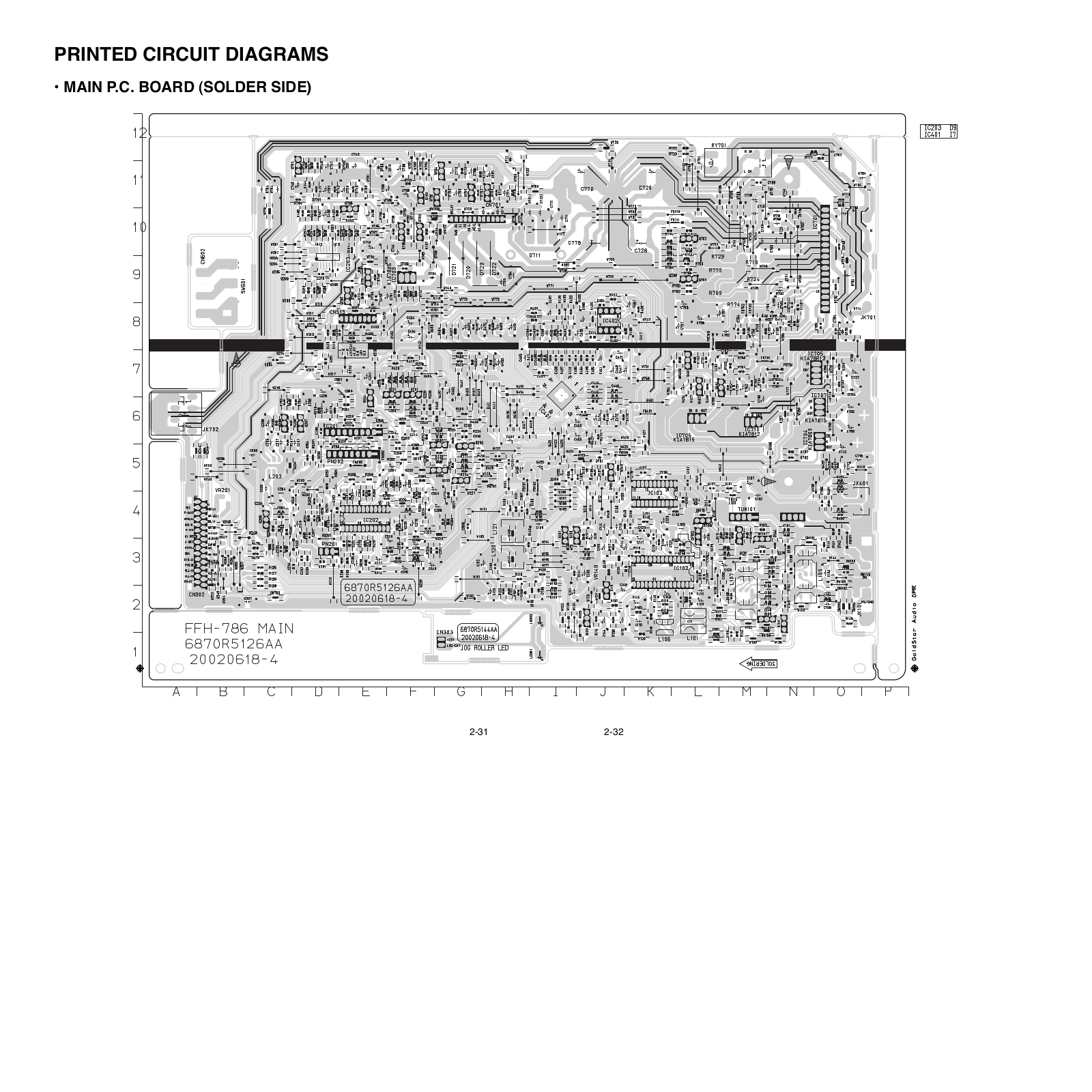 Goldstar FFH-879AX Service Manual