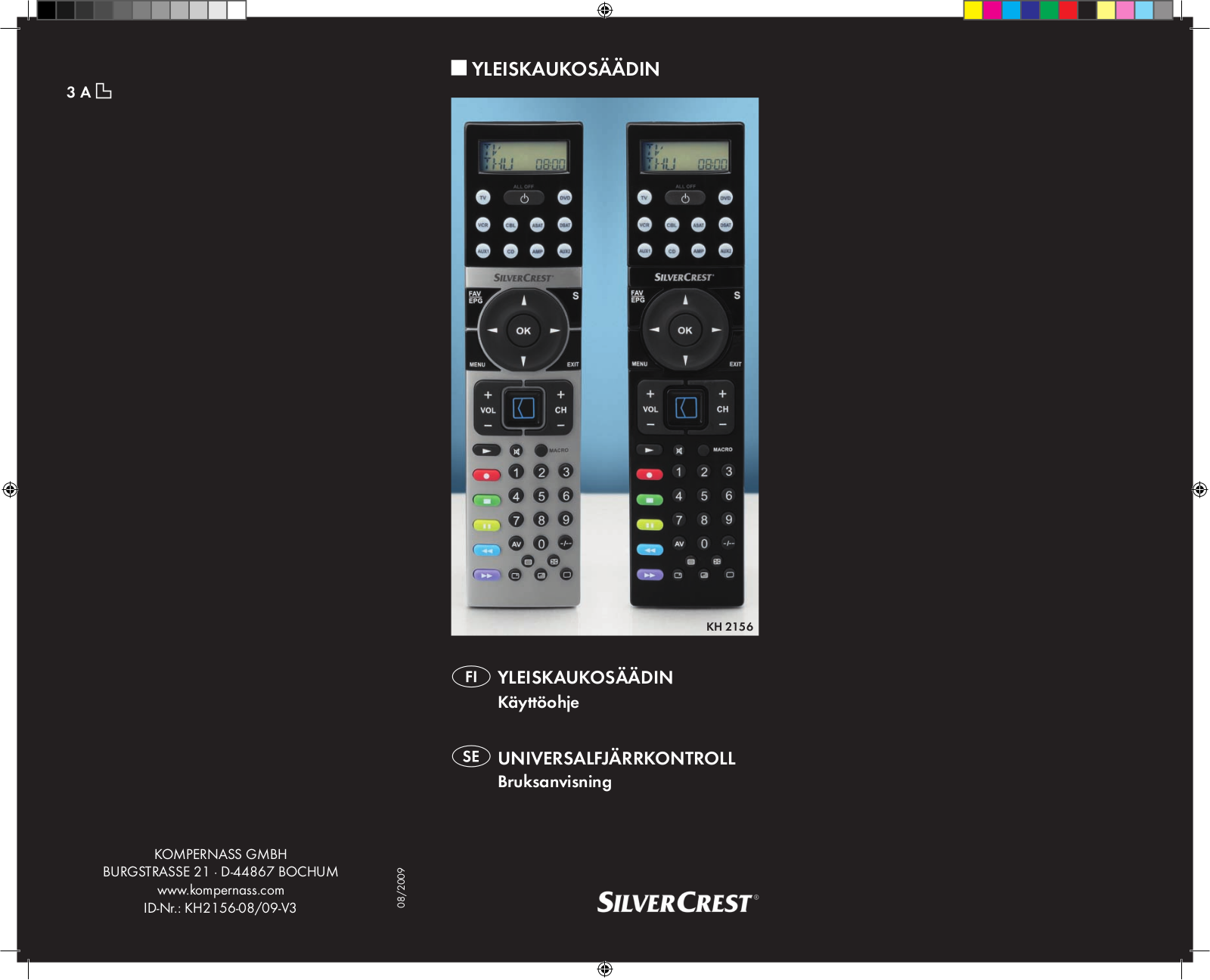 Silvercrest KH 2156 User Manual