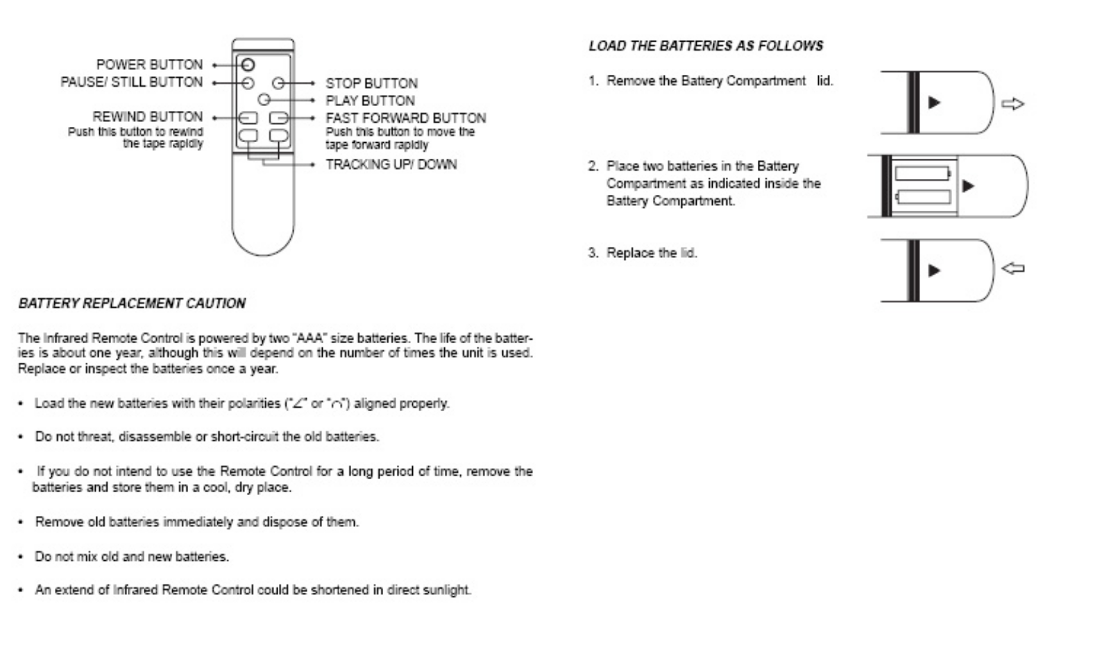 Audiovox 993000 User Manual