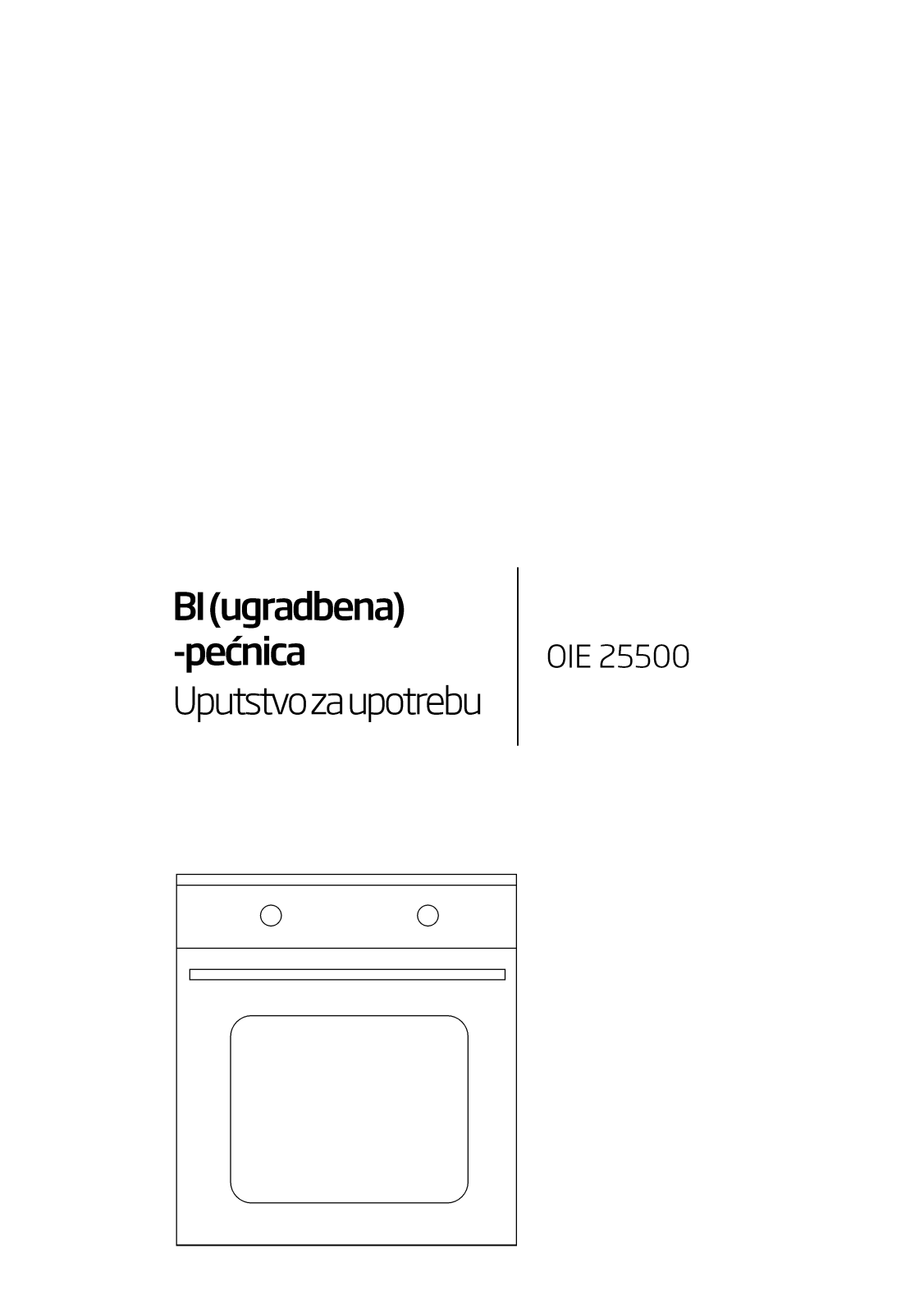 Beko OIE25500 User manual