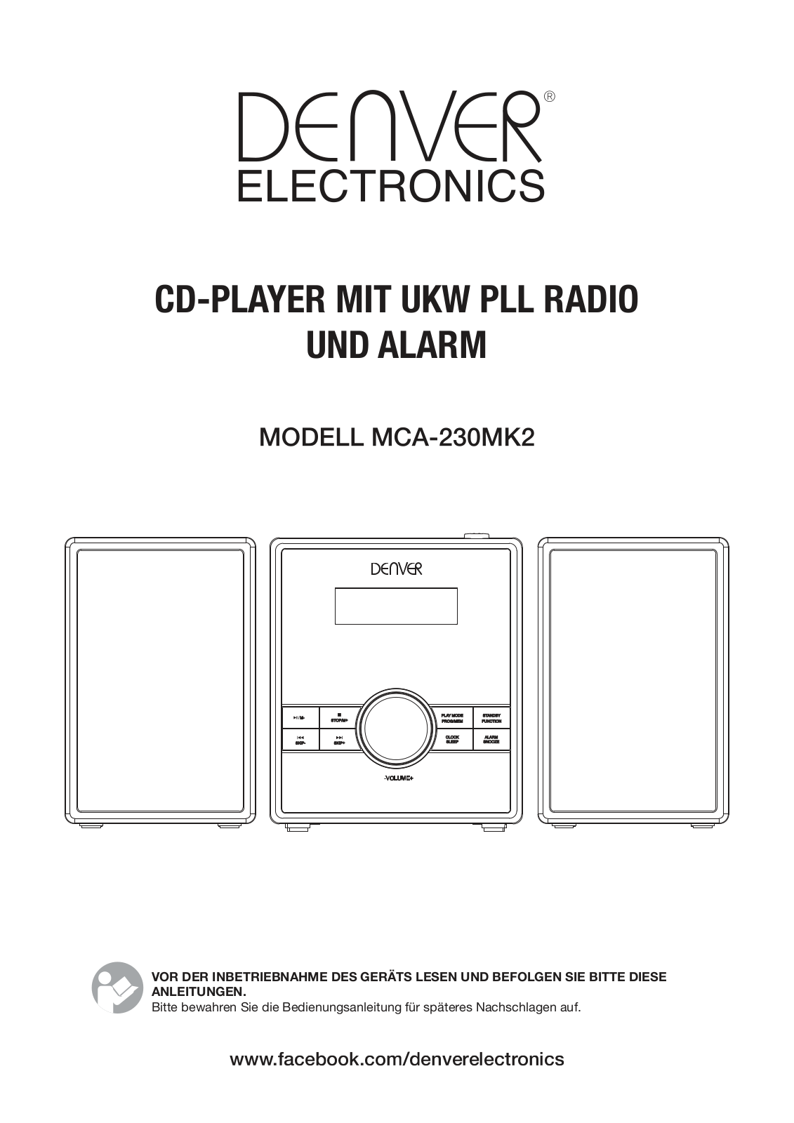 Denver MCA-230MK2 User manual