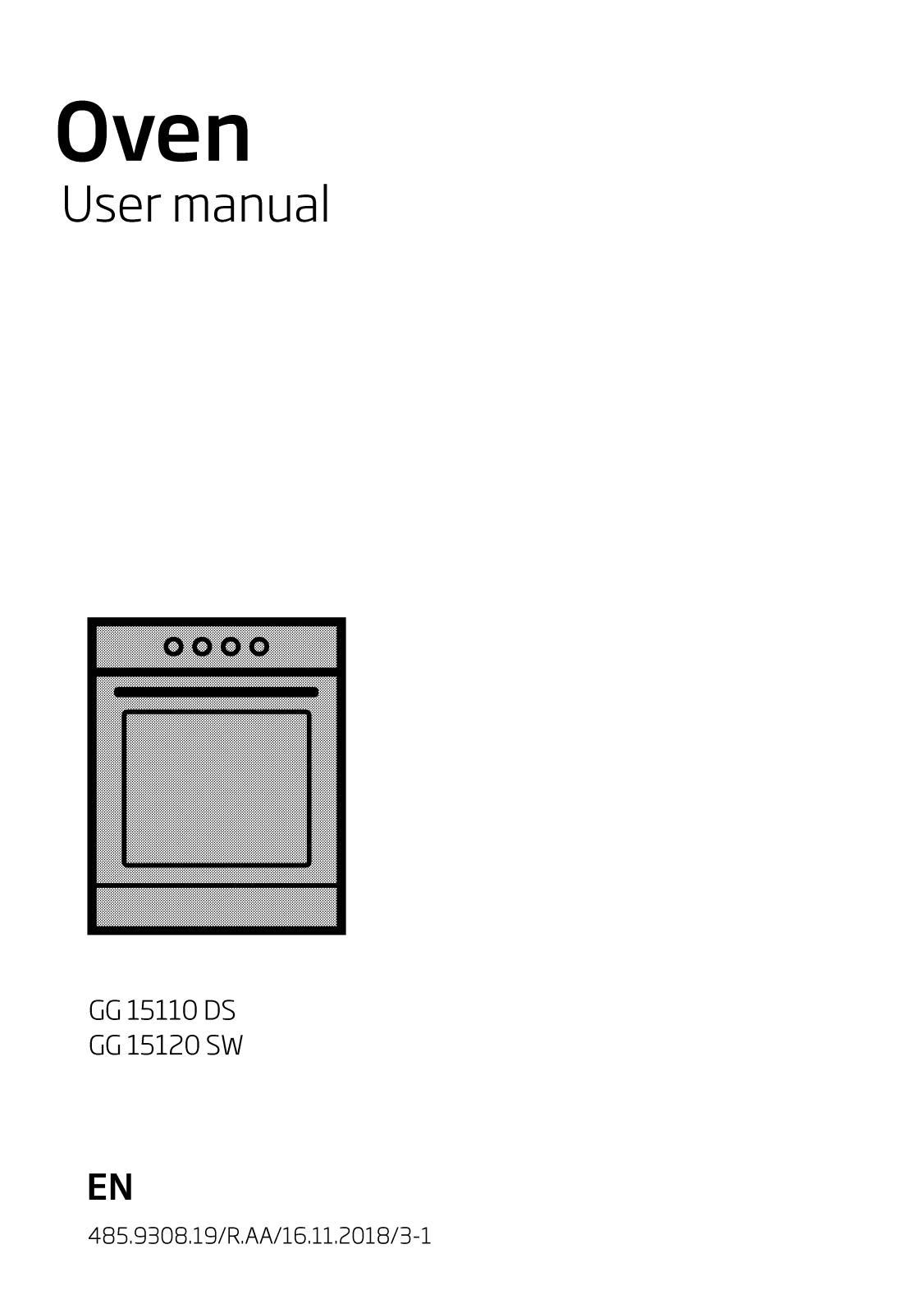 Beko CG15110DS, CG15120SW User manual