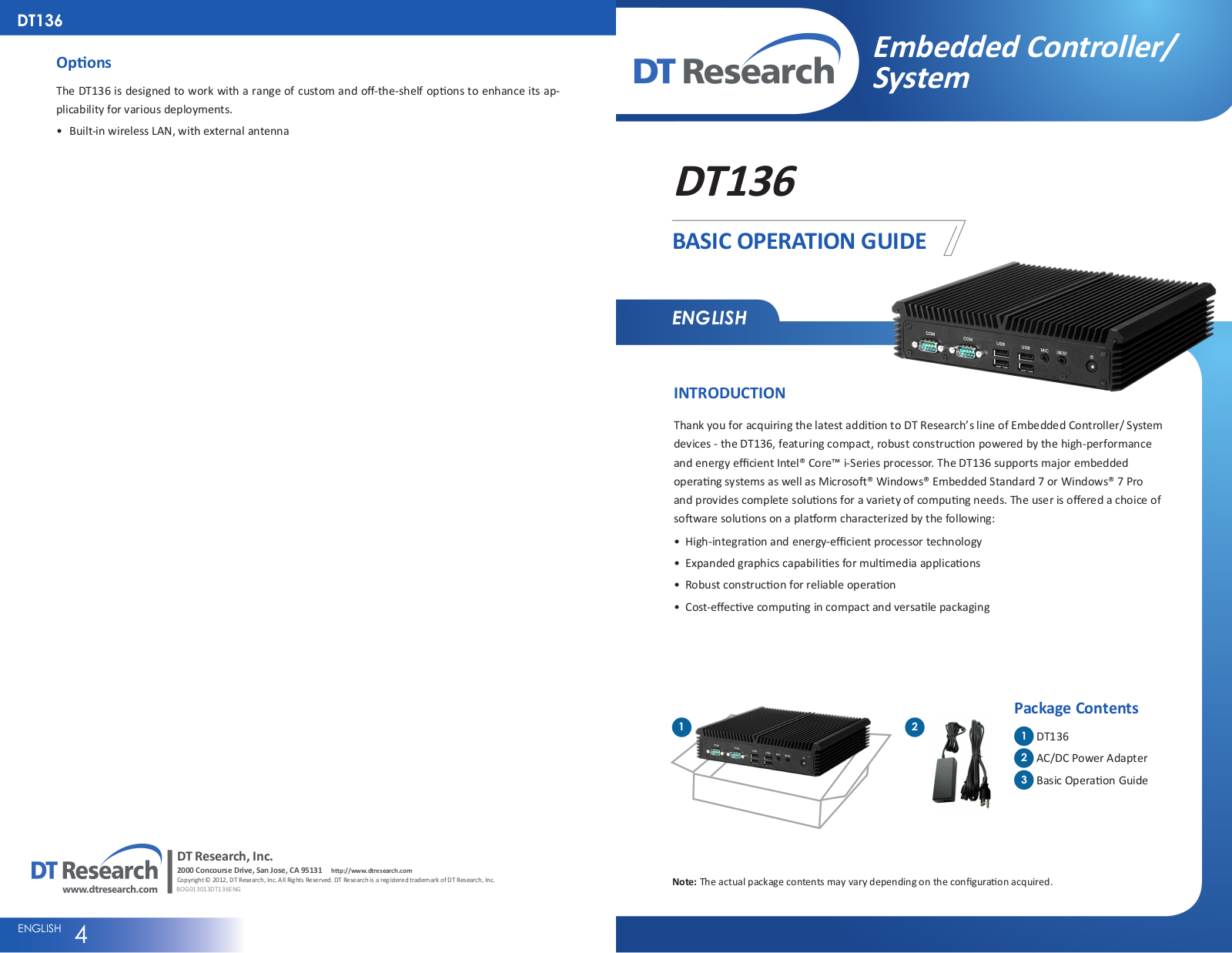 WebDT DT136 User Manual