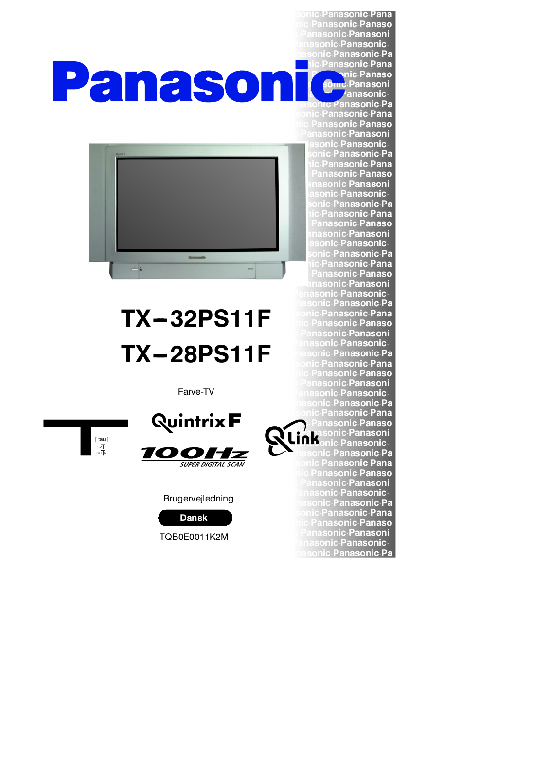 PANASONIC TX-32PS11F, TX-28PS11F User Manual