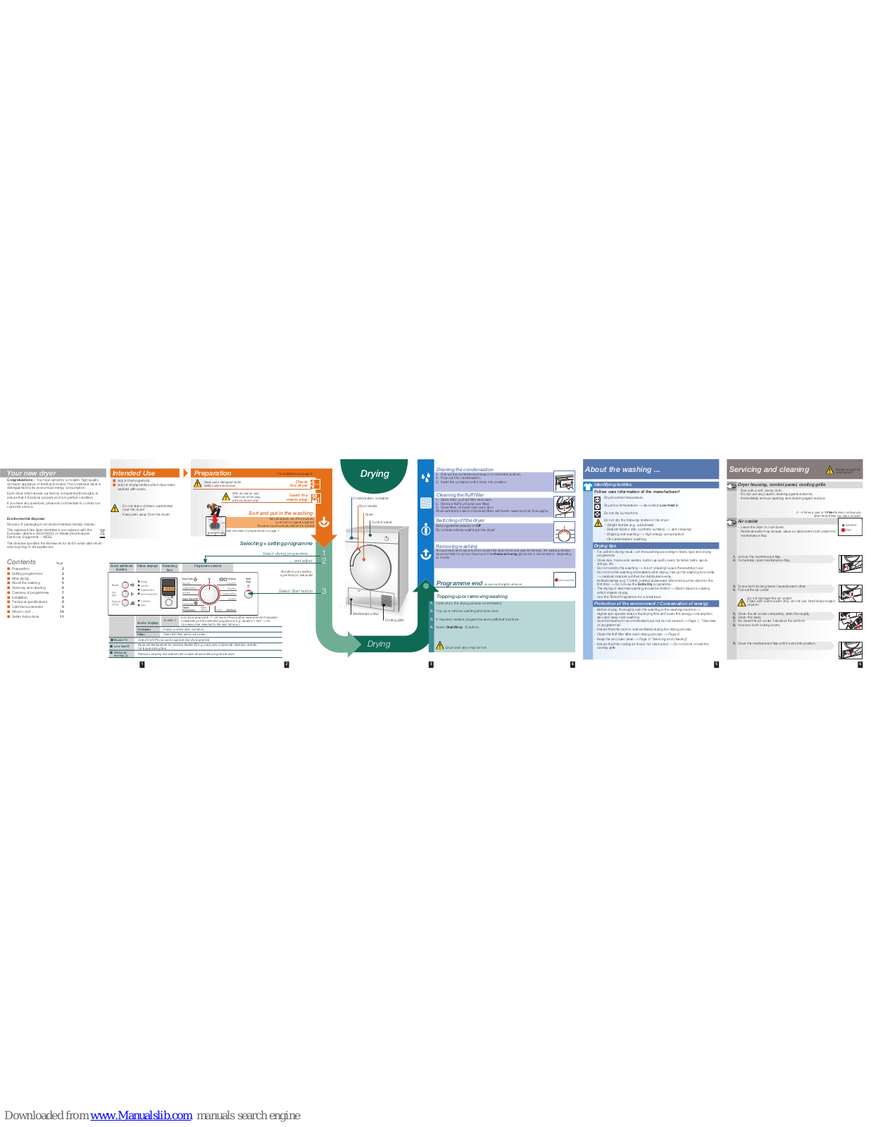 Bosch WTE8430SGB Operating And Installation Instructions