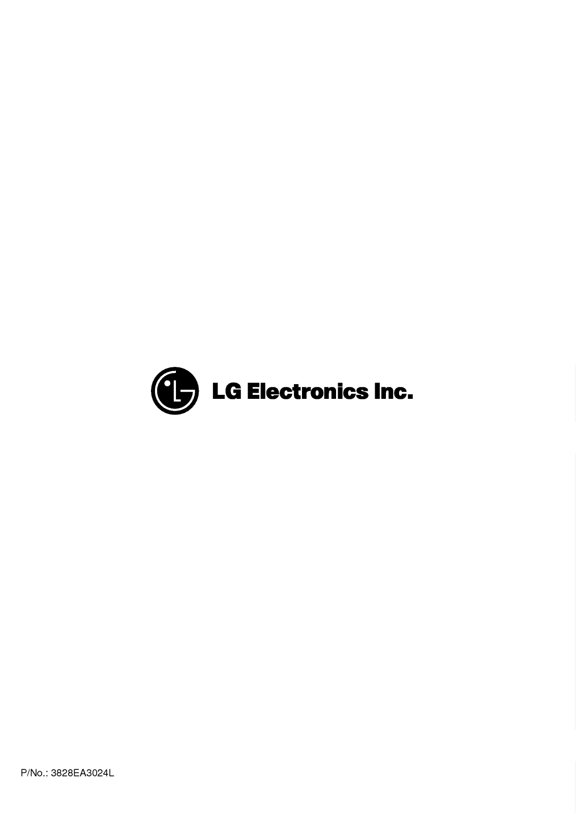 LG WF-T1330TP User Manual