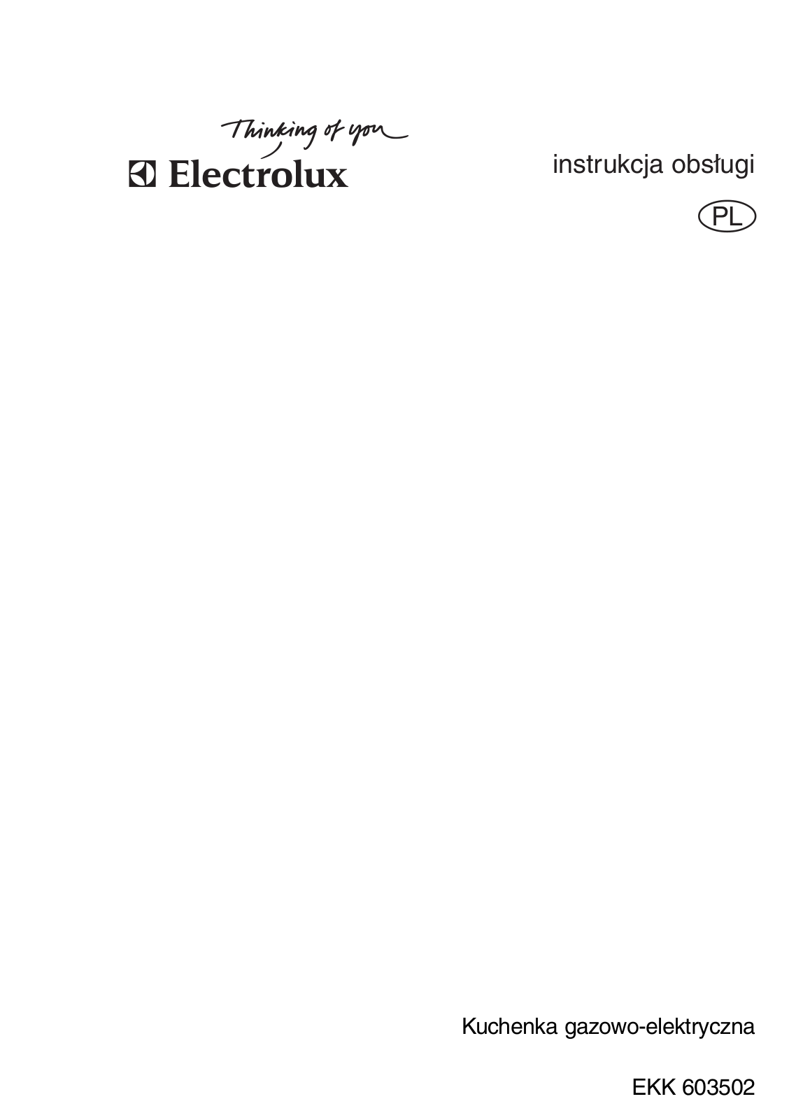 Electrolux EKK 603502 User Manual