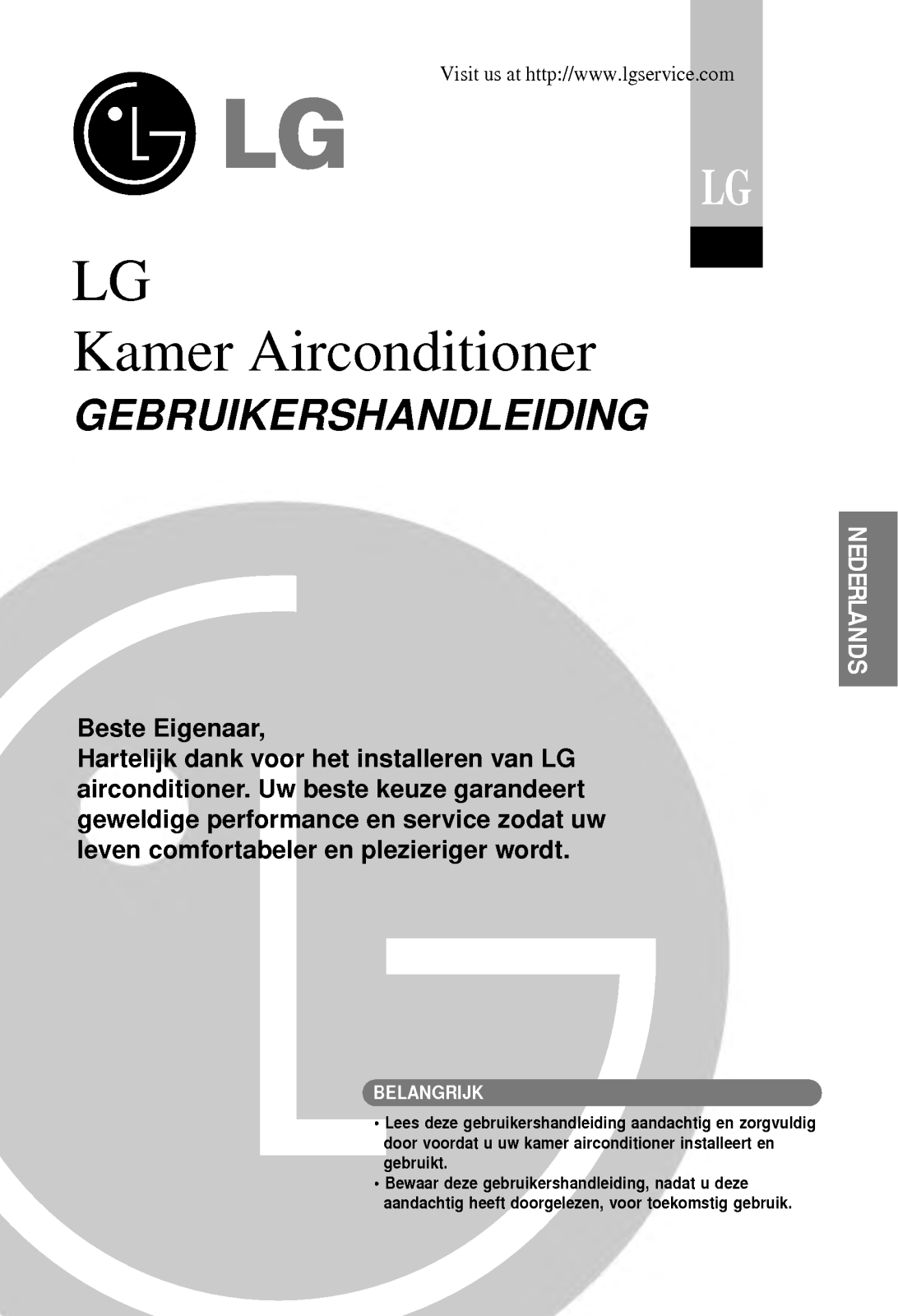 Lg C09AWB, AS-W1863RH3 User Manual