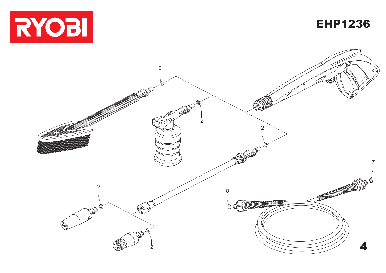 Ryobi EHP1236 User Manual