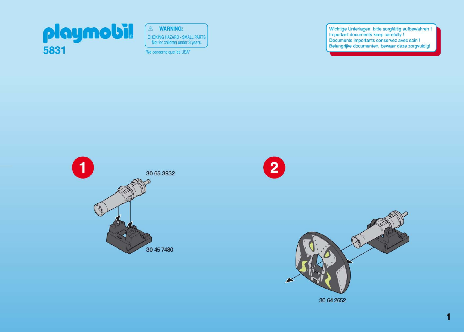 Playmobil 5831 Instructions