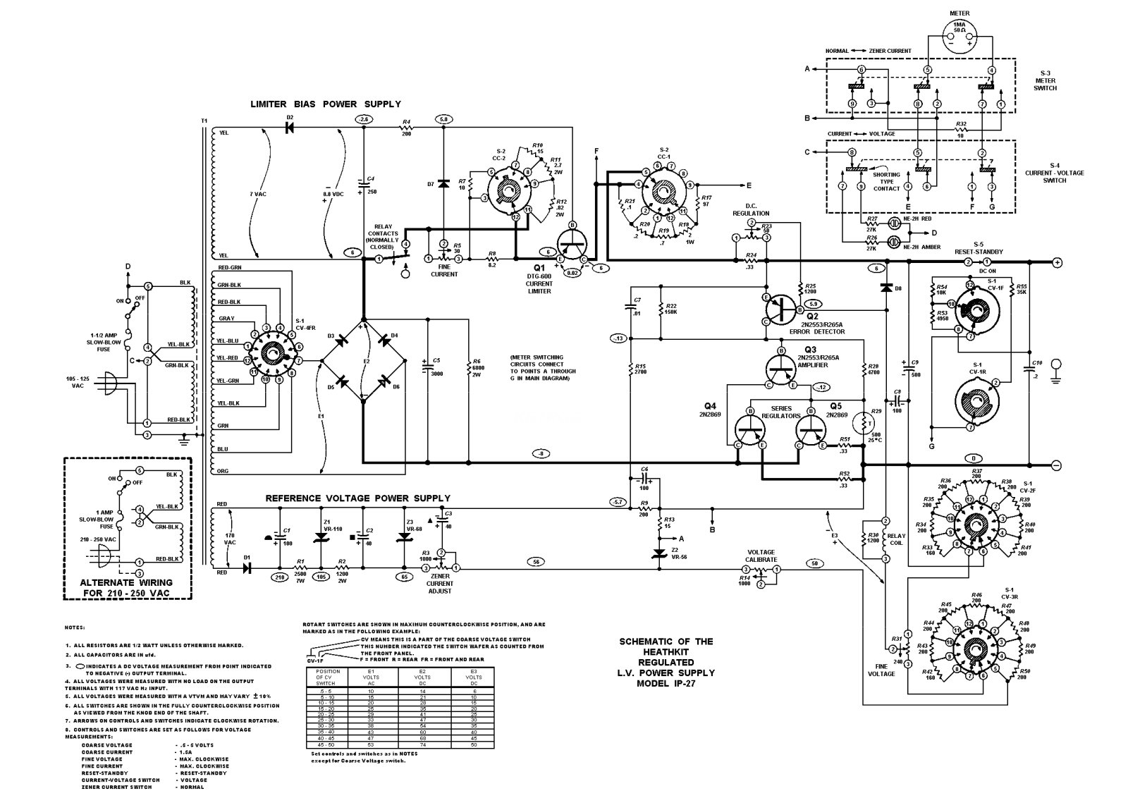 Heathkit IP-27 Schematic