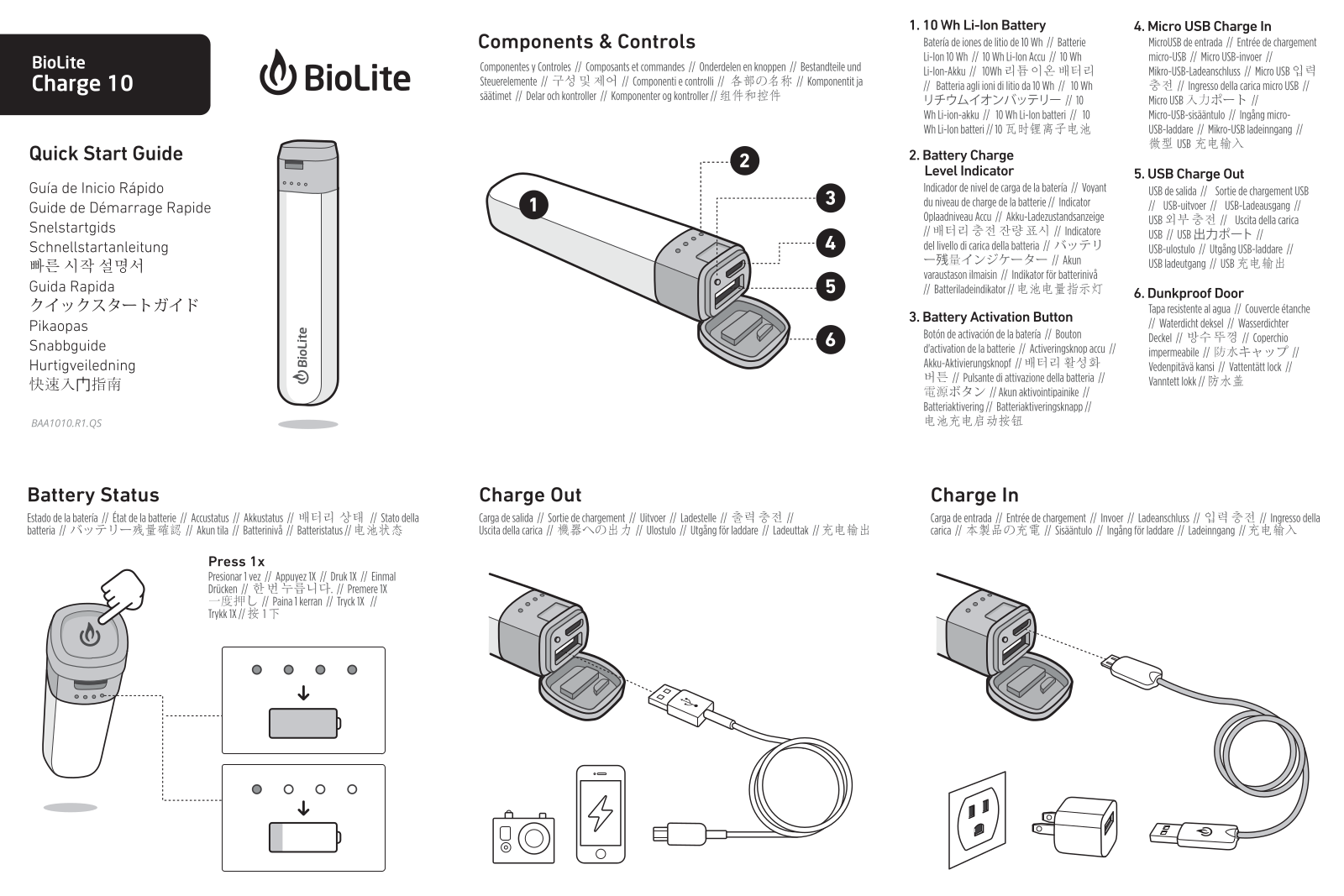 Biolite Charge 10 User Manual