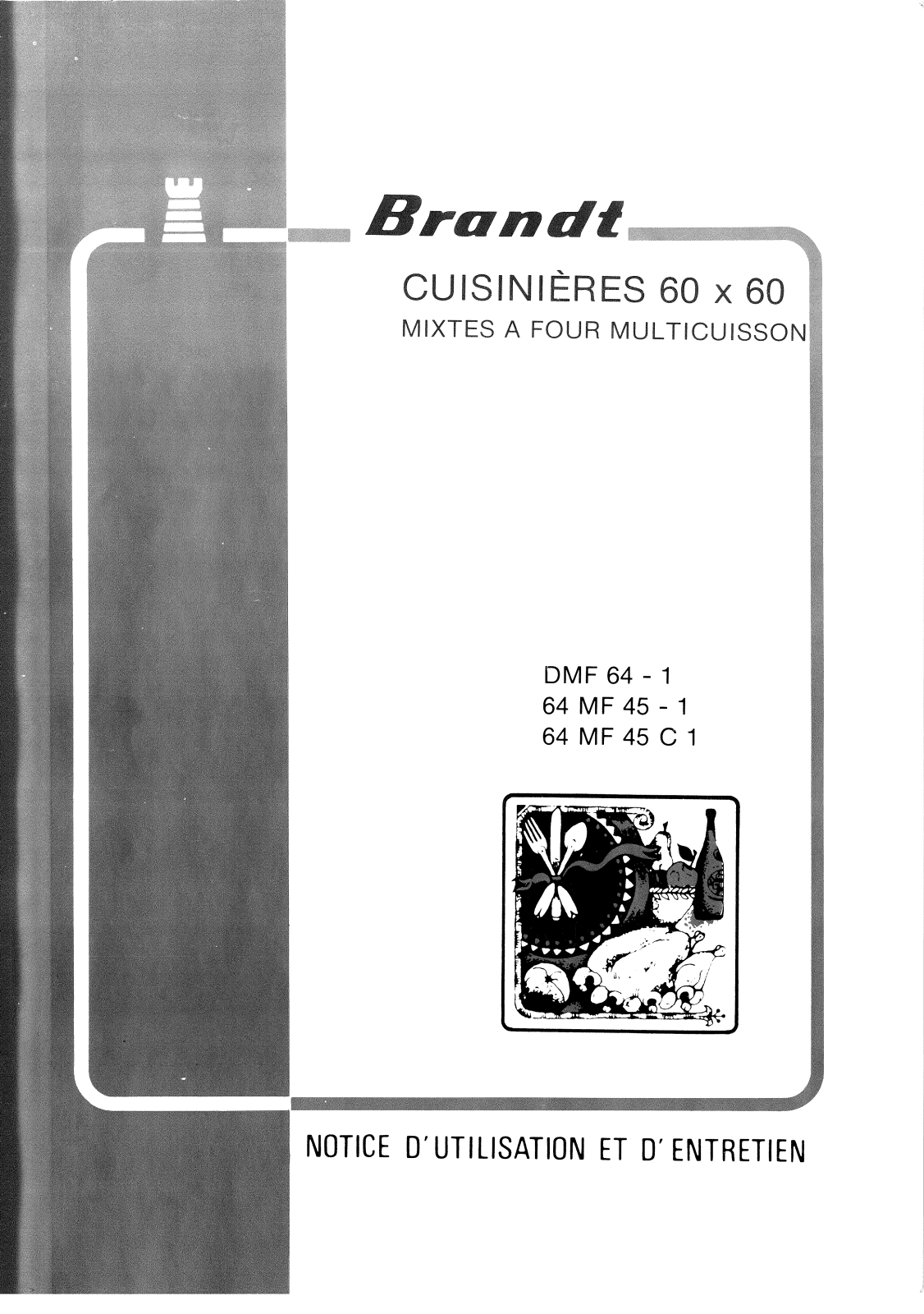 BRANDT 64MF45 User Manual