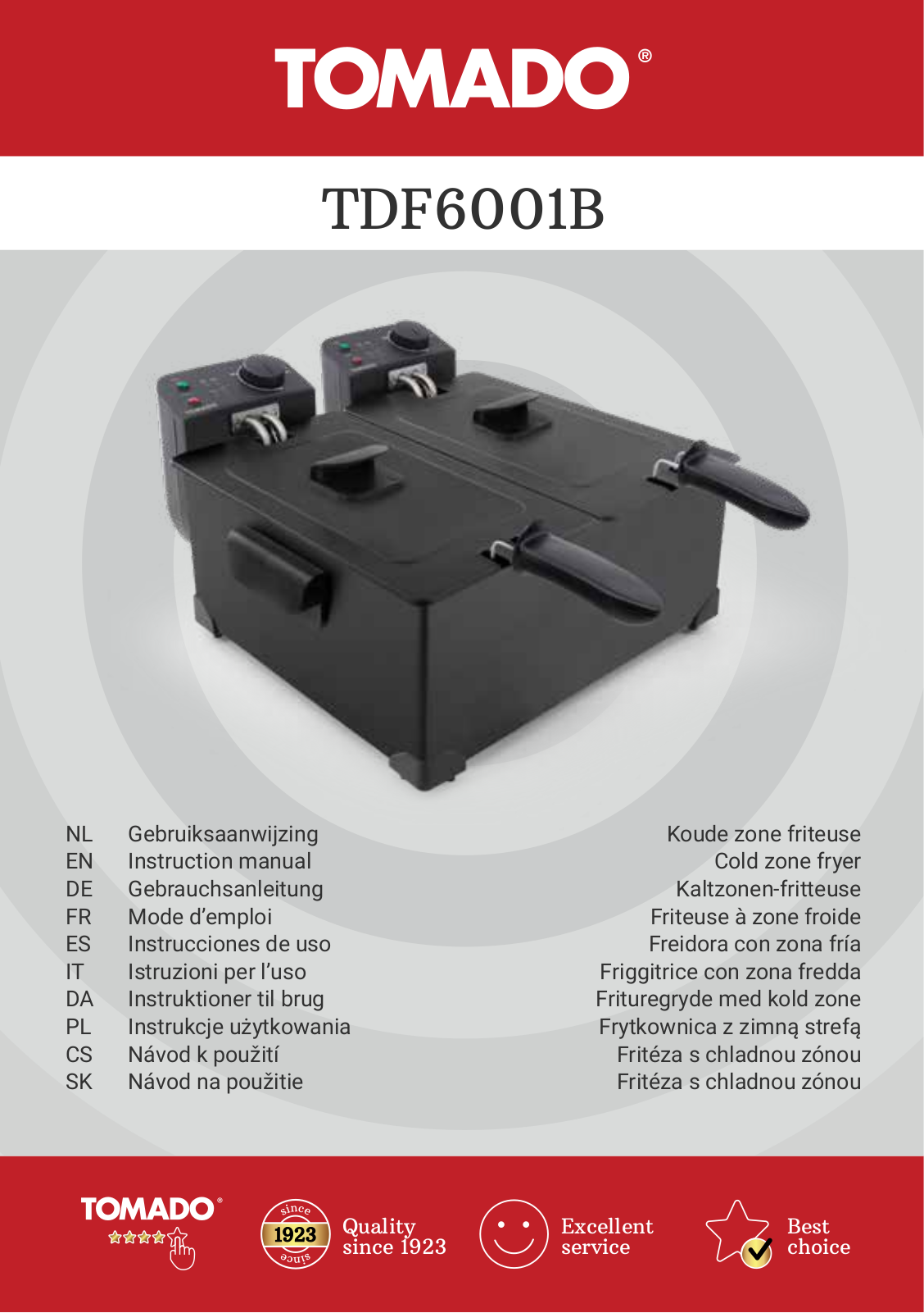 Tomado TDF6001B User guide - ManualMachine.com