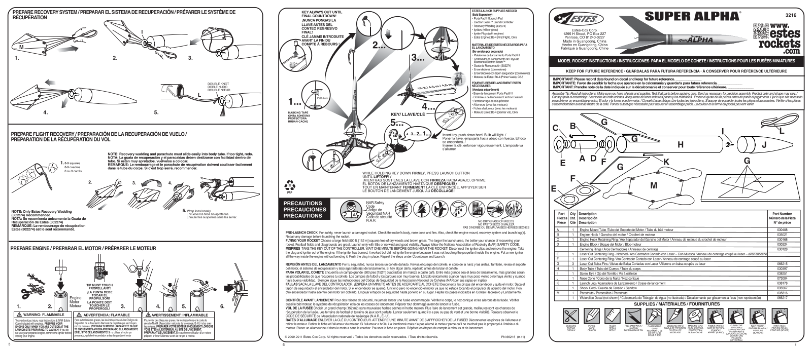 ESTES Super Alpha User Manual - ManualMachine.com