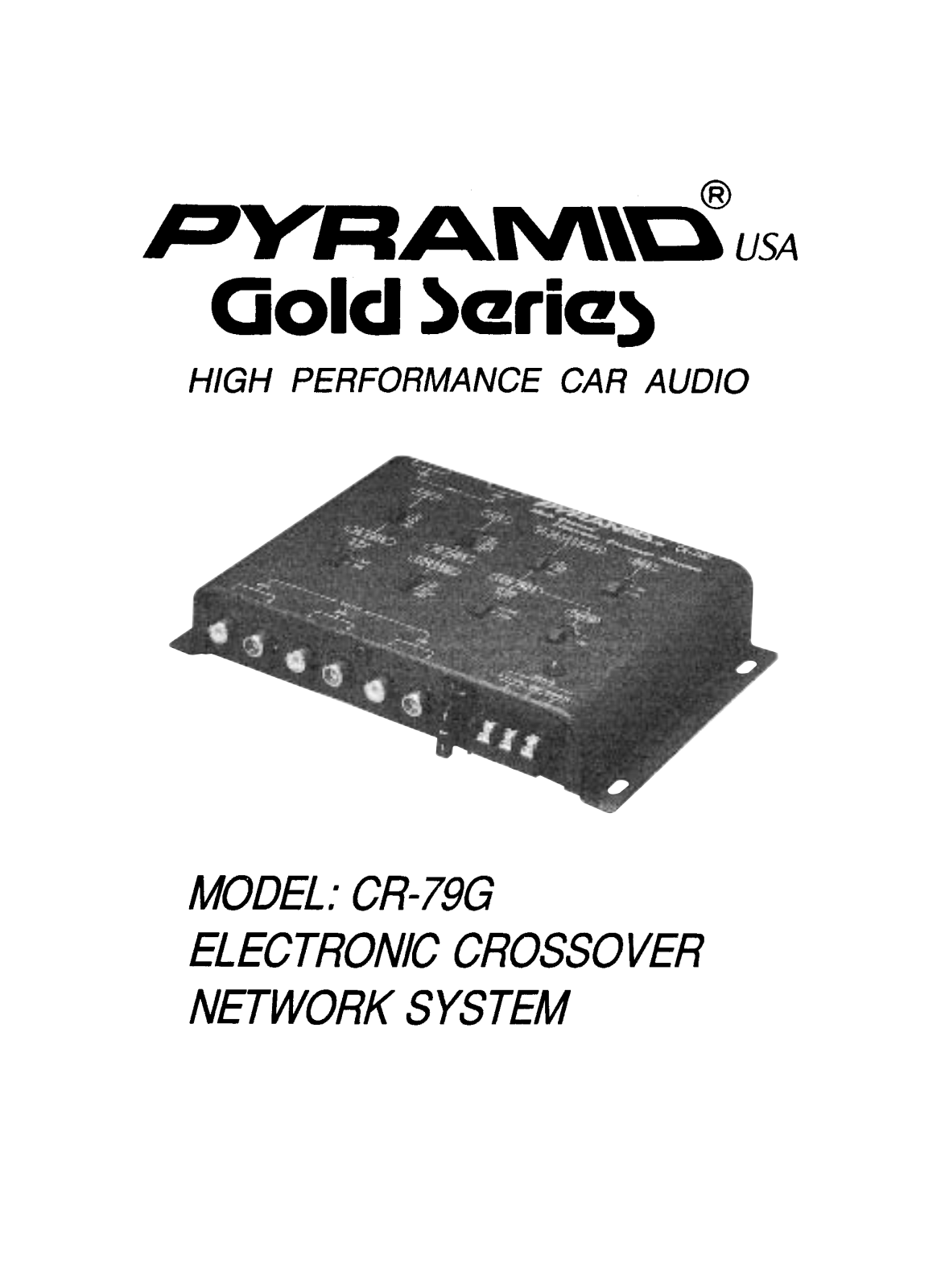 Pyramid Car Audio CR-79G User Manual