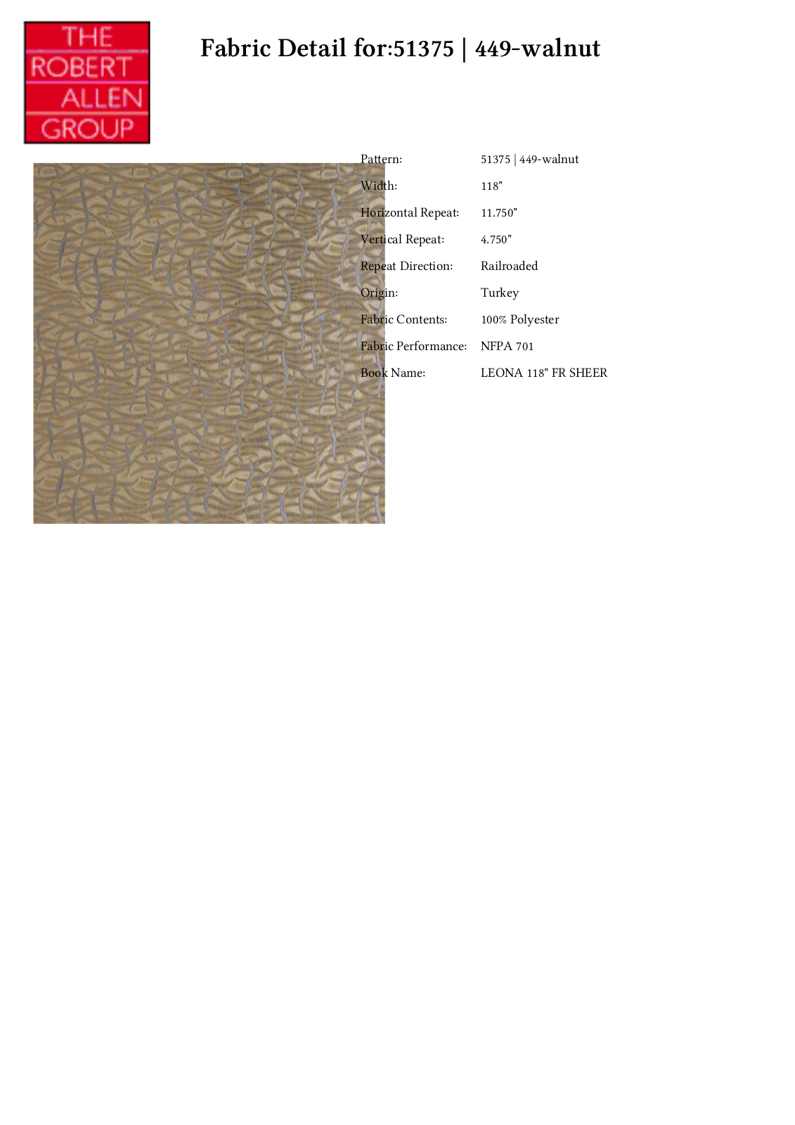 Duralee CRAL4103 Specifications - ManualMachine.com