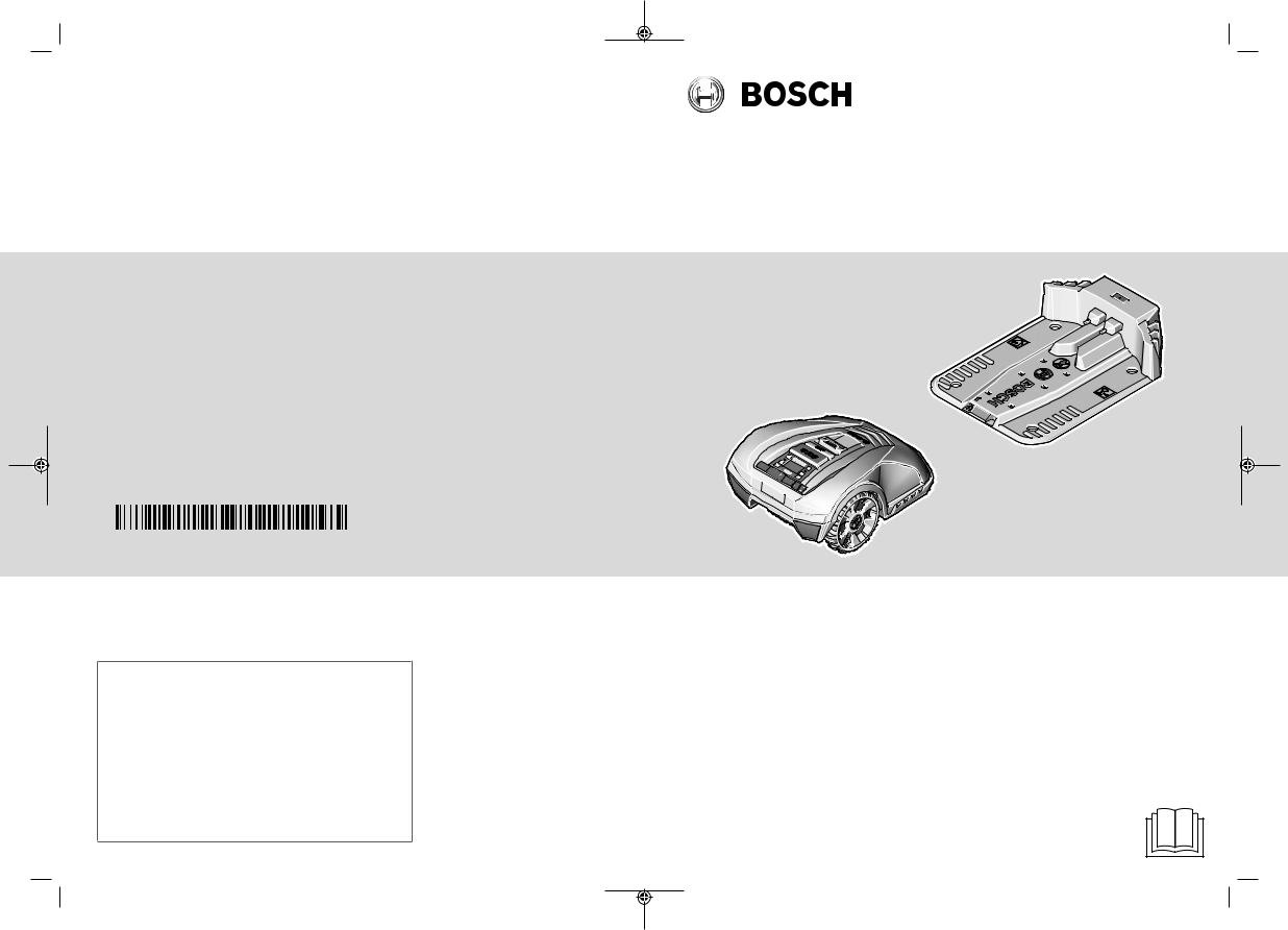 Bosch Indego M 700 operation manual