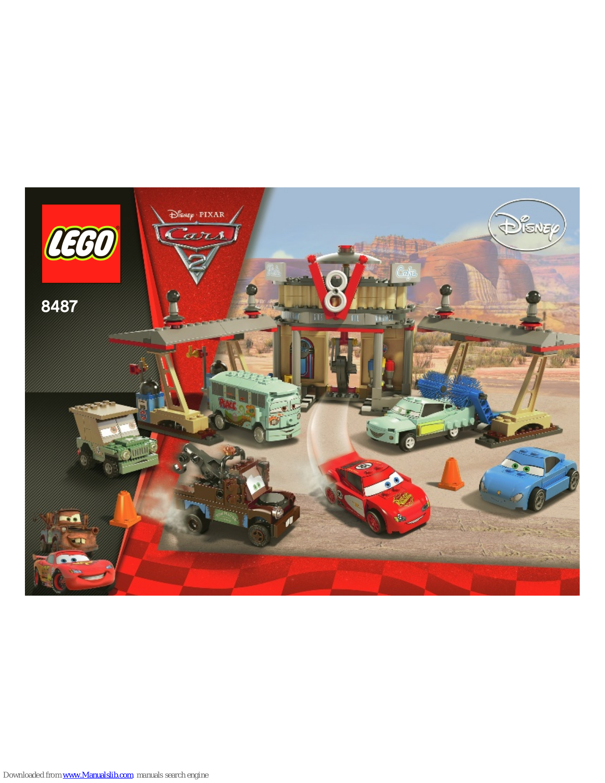 LEGO 8487 Cars 2 Assembly Manual