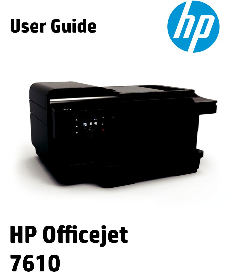 HP Officejet 7612 User Manual