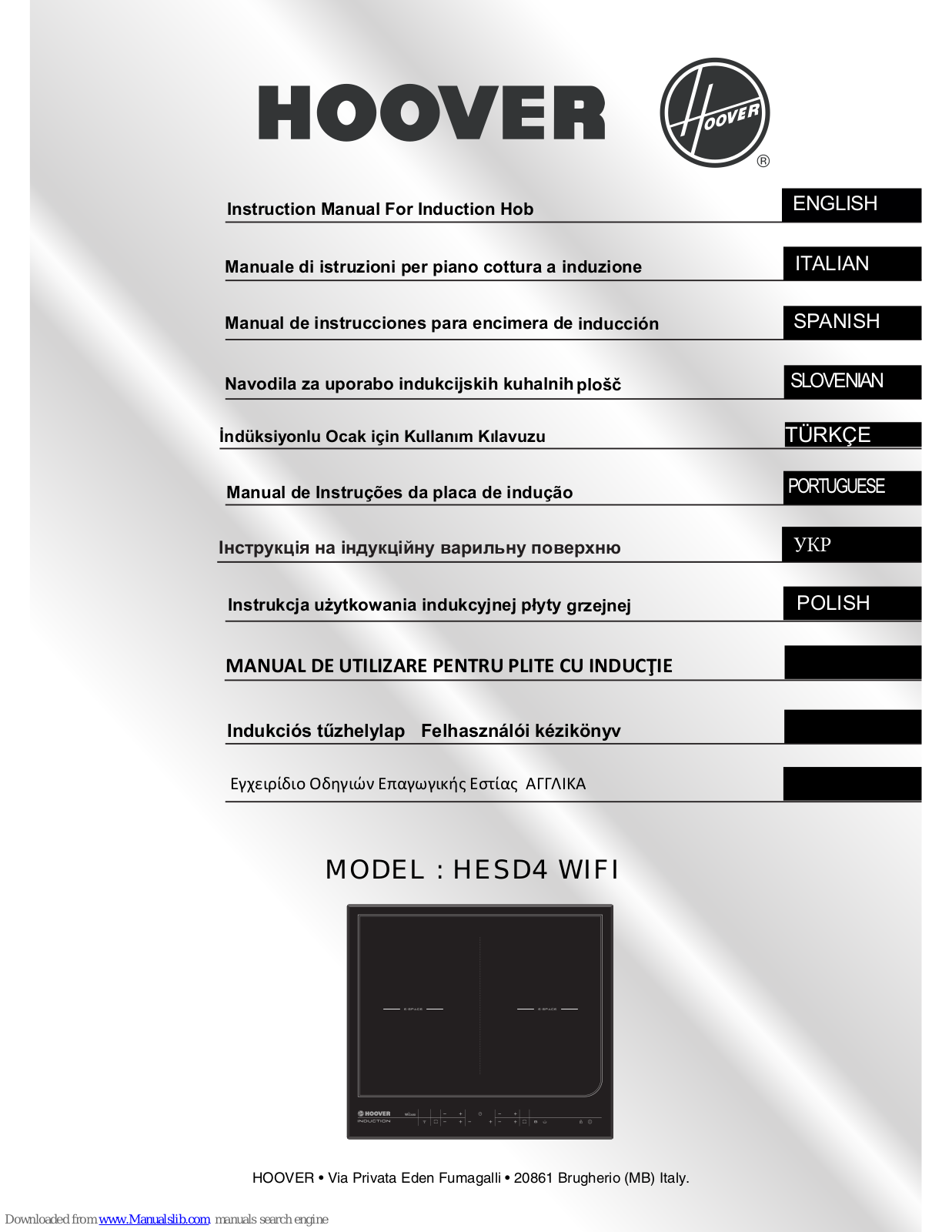 Hoover HESD4 WIFI Instruction Manual