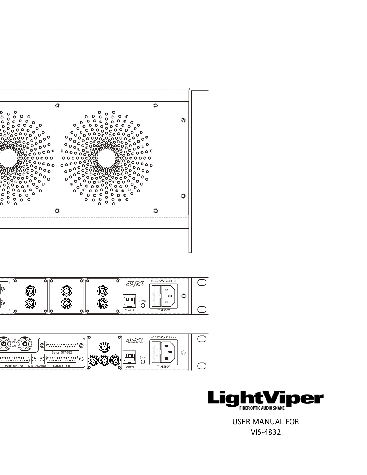 FiberPlex VIS-4832 User Manual