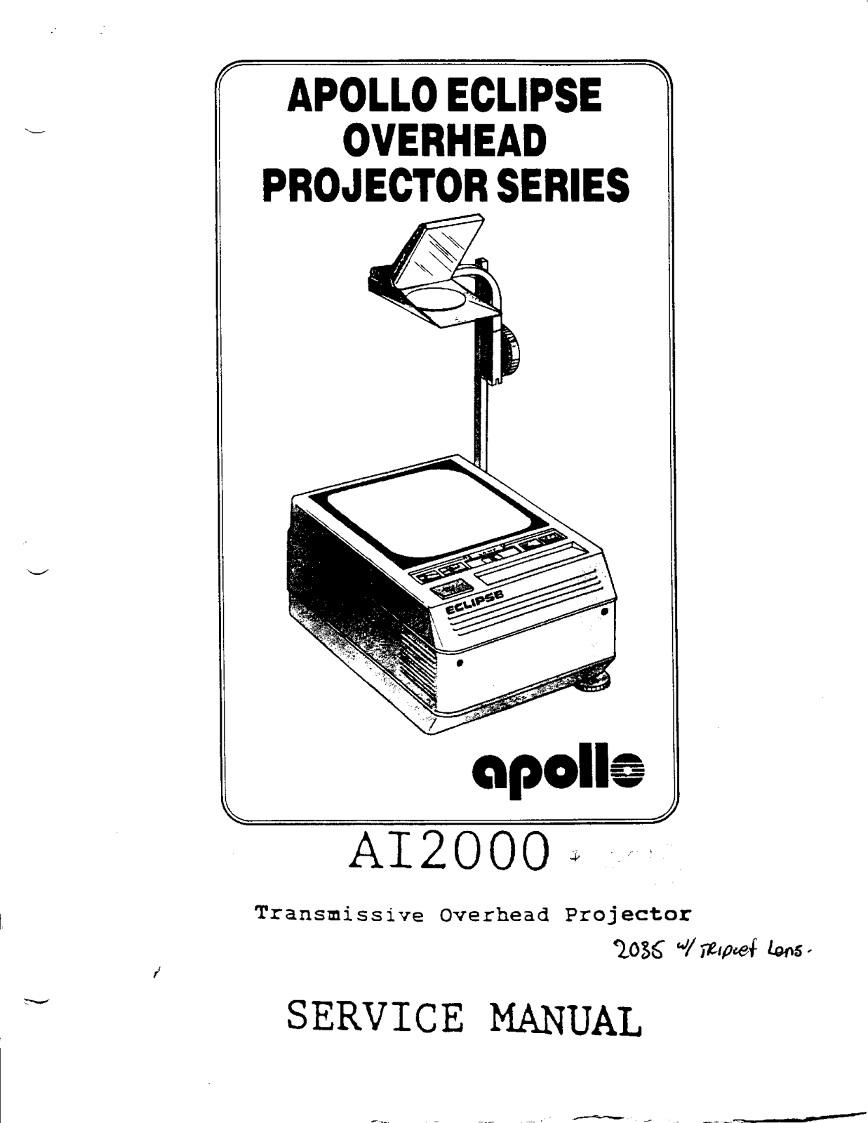 Apollo AI-2000 Service Manual