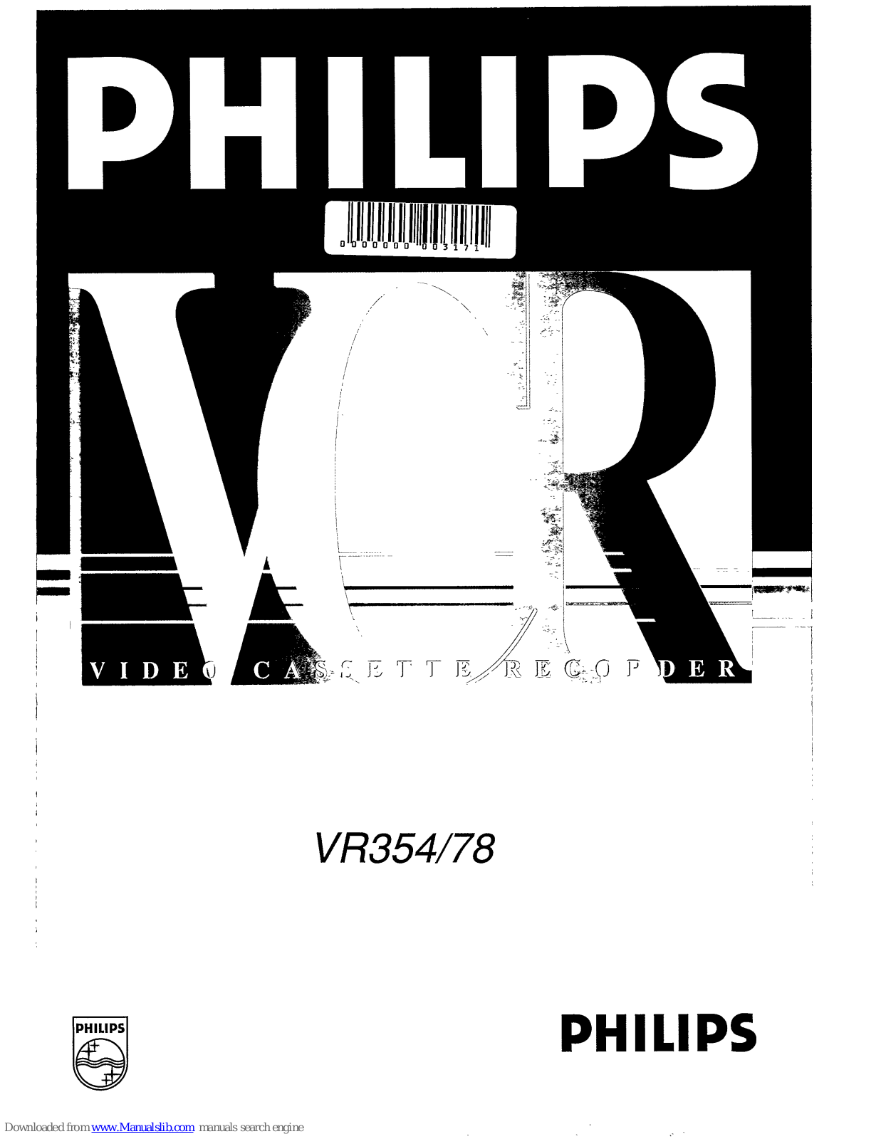 Philips VR378, VR354/78 Owner's Manual