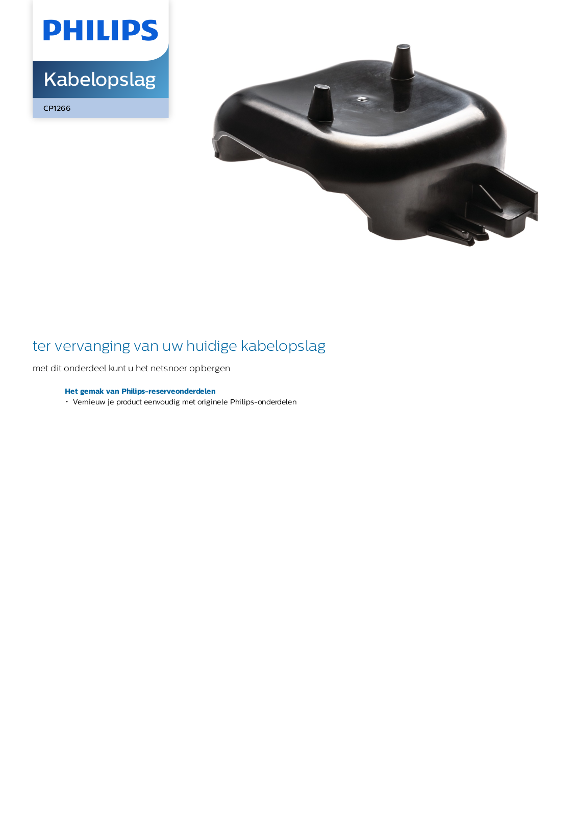 Philips CP1266/01 Leaflet - ManualMachine.com