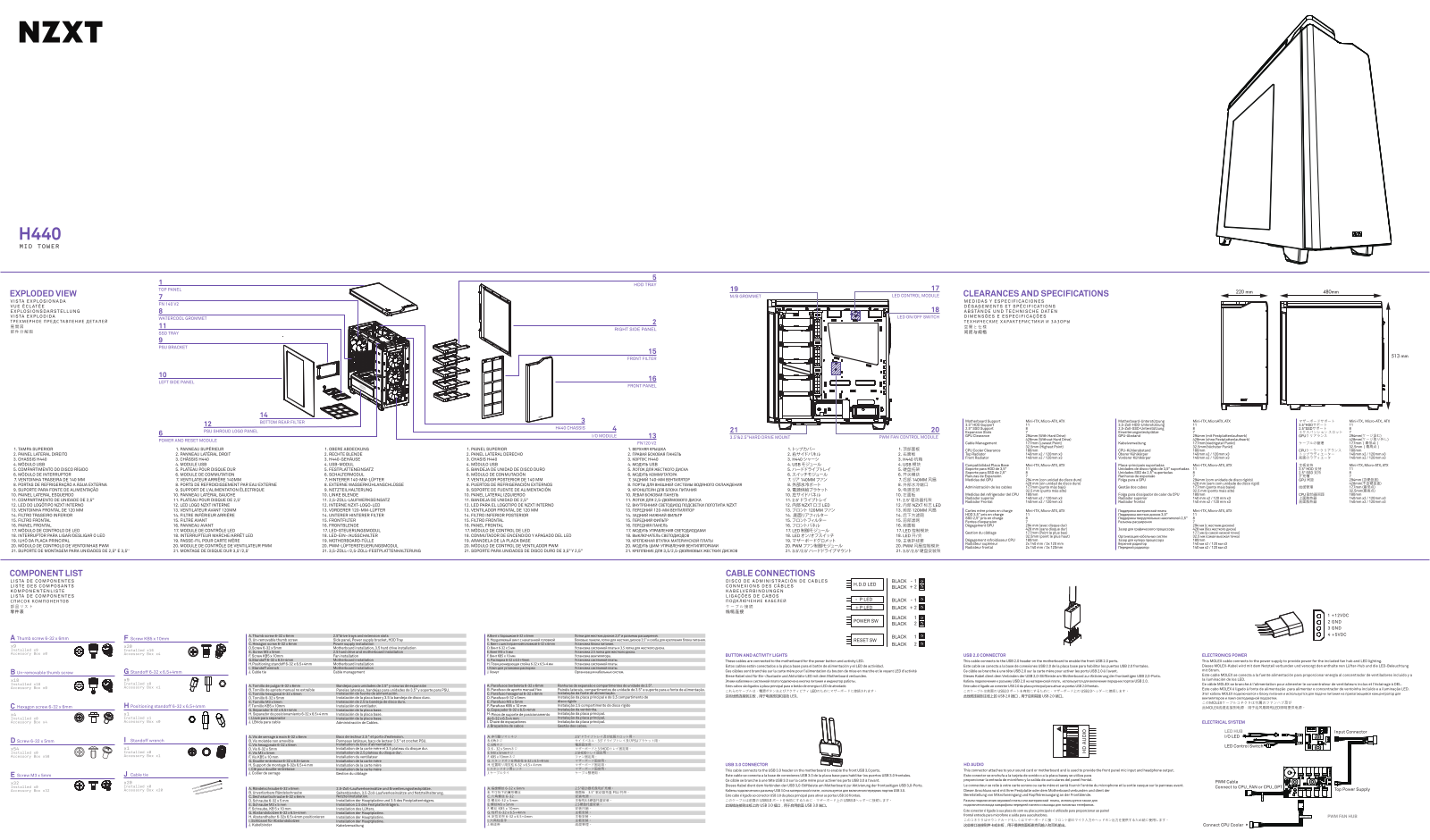 NZXT H440 V2 User Manual