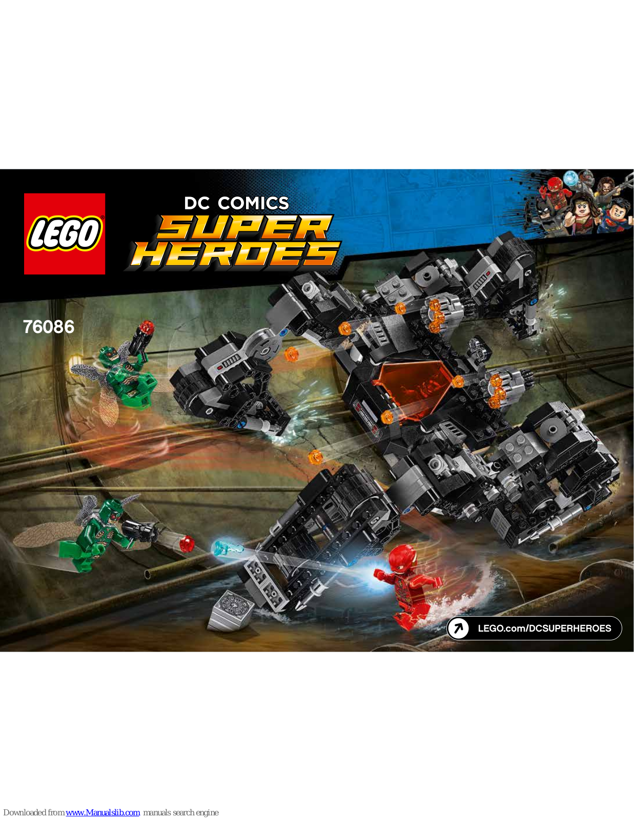 LEGO dc comics super heroes 76086 Assembly Instructions Manual